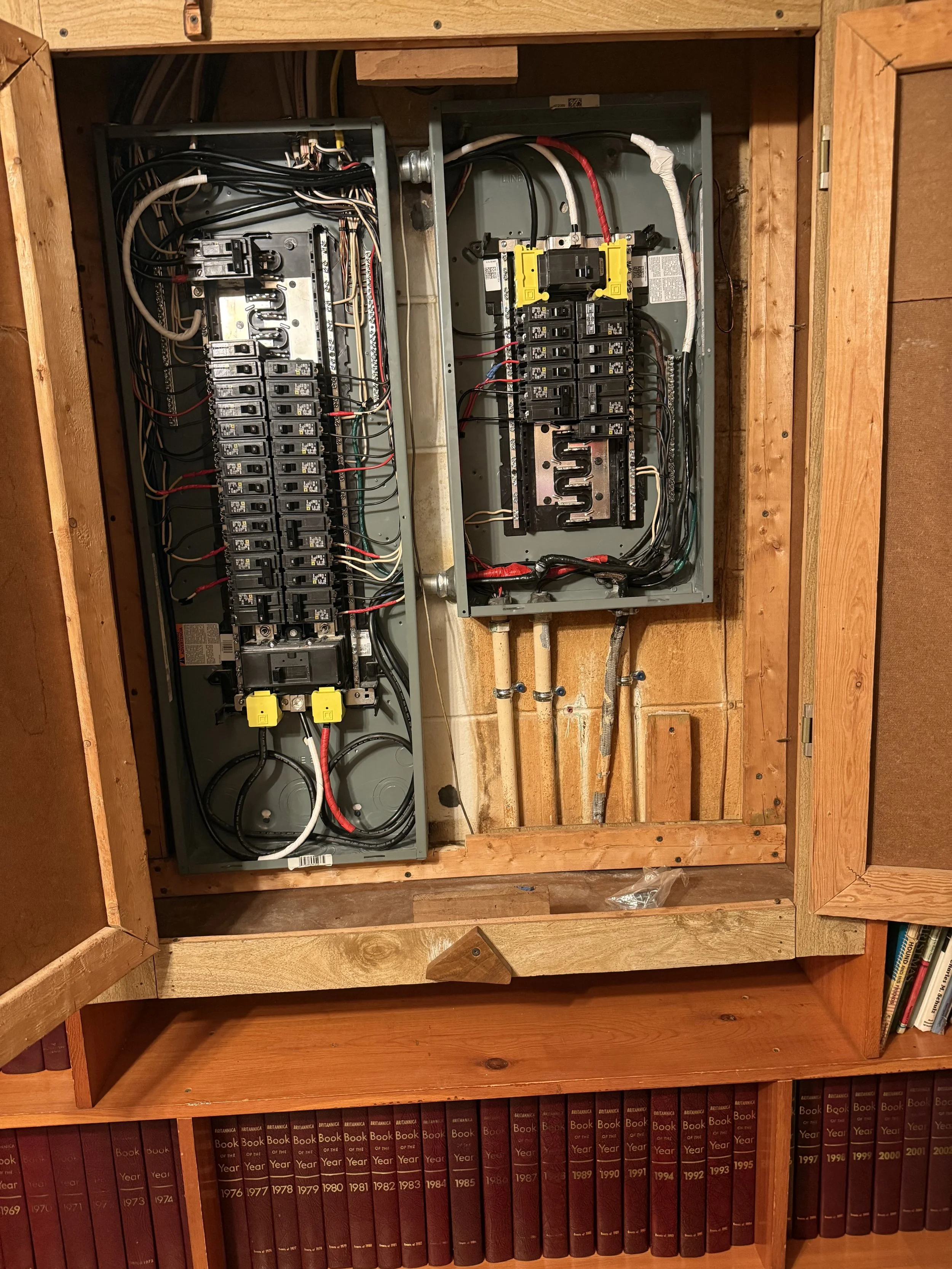 Complete 200 amp home electrical system upgrade and breaker box replacement executed by ProVolt Electric in Springville, IN.