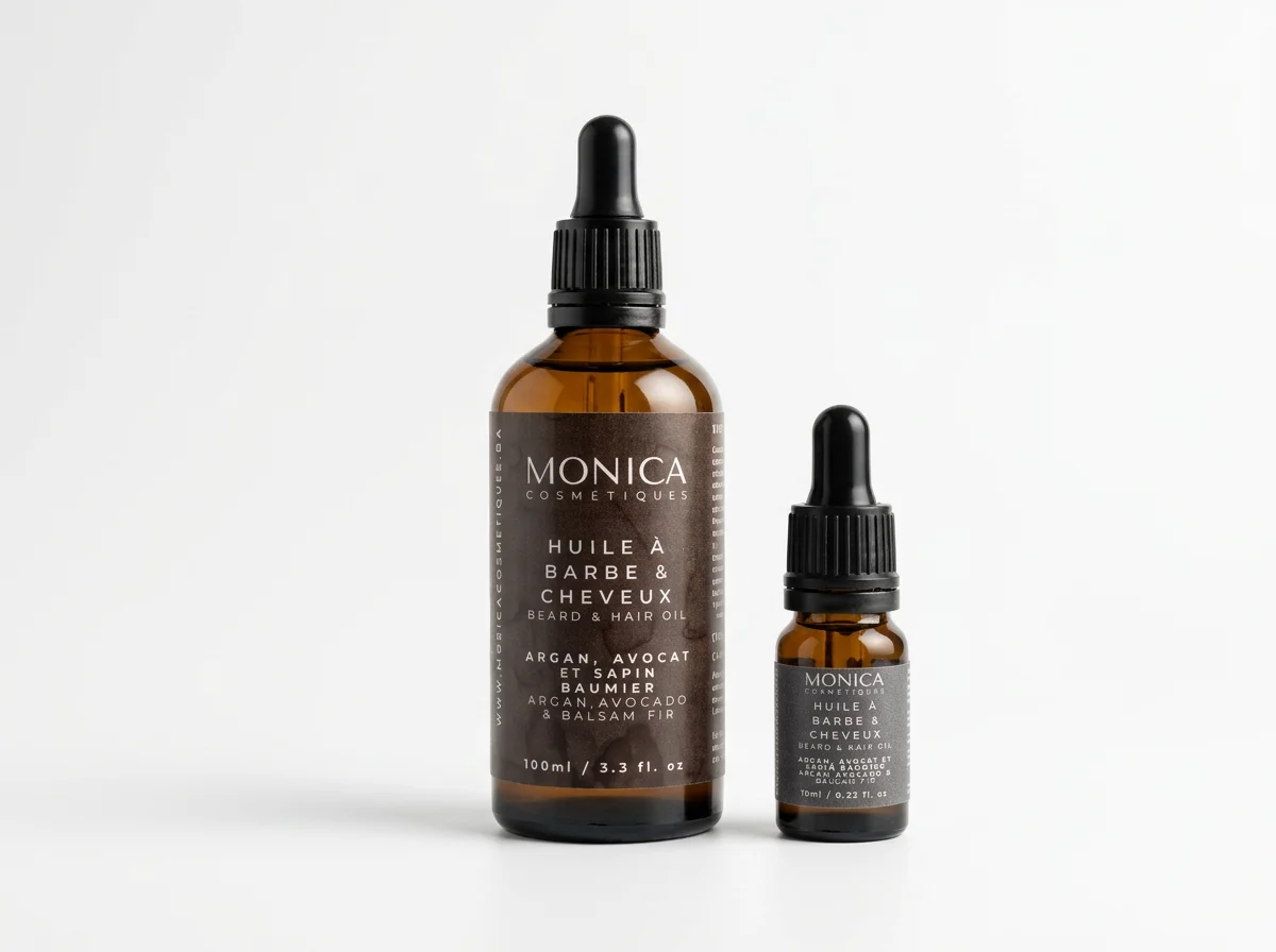 Huile nourrissante pour la barbe et  les cheveux