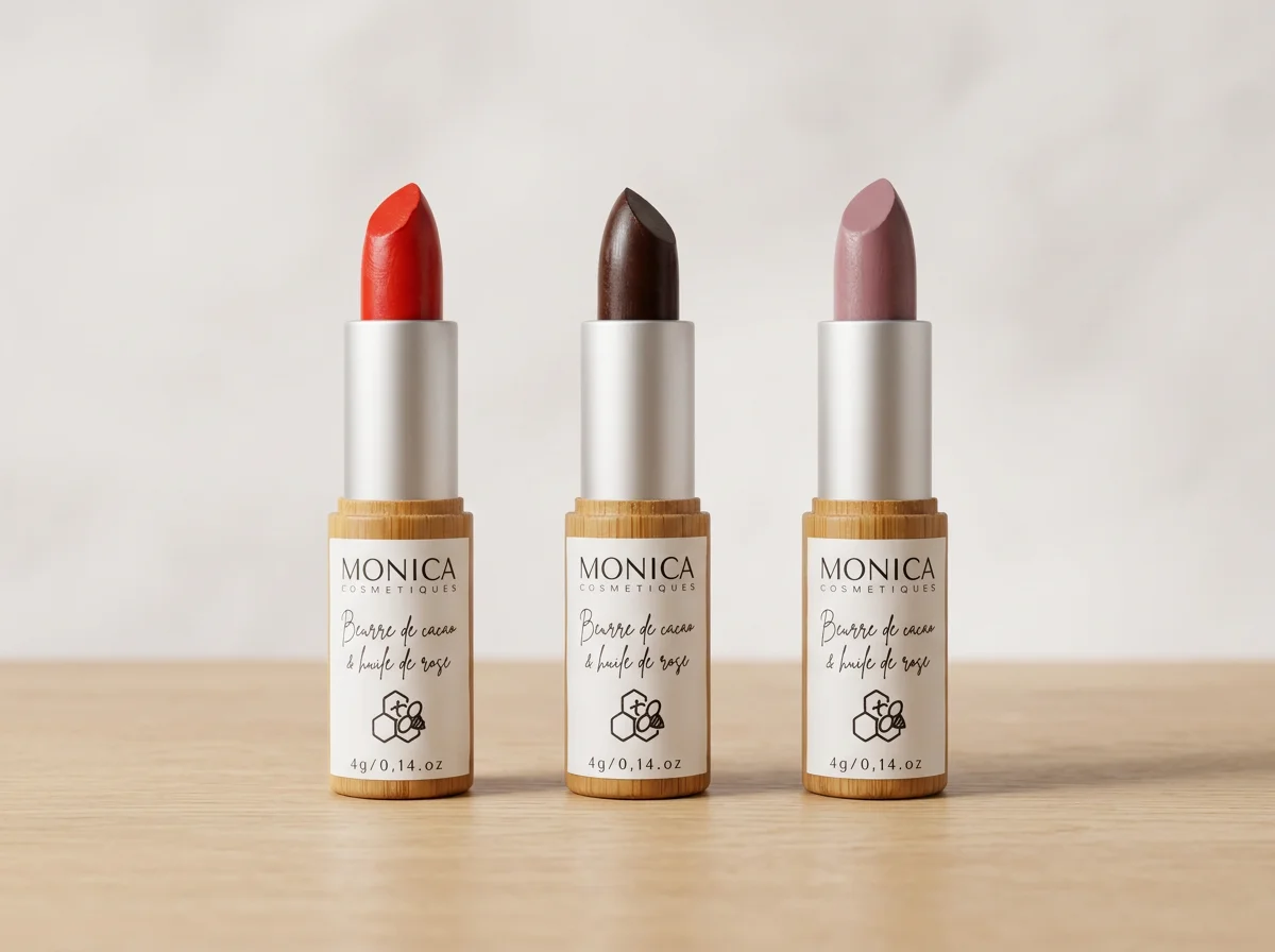 Rouge à lèvres - Beurre de cacao et huile de rose