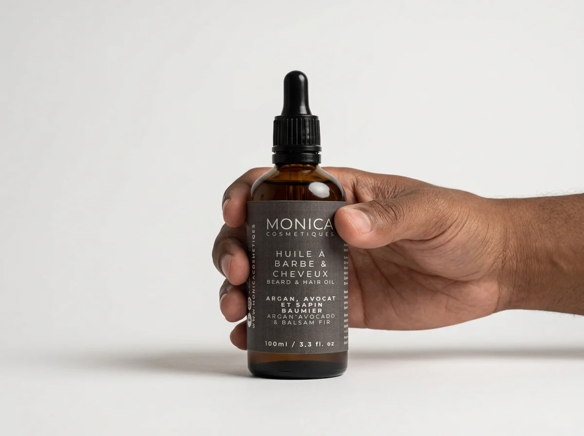 Huile nourrissante pour la barbe et  les cheveux
