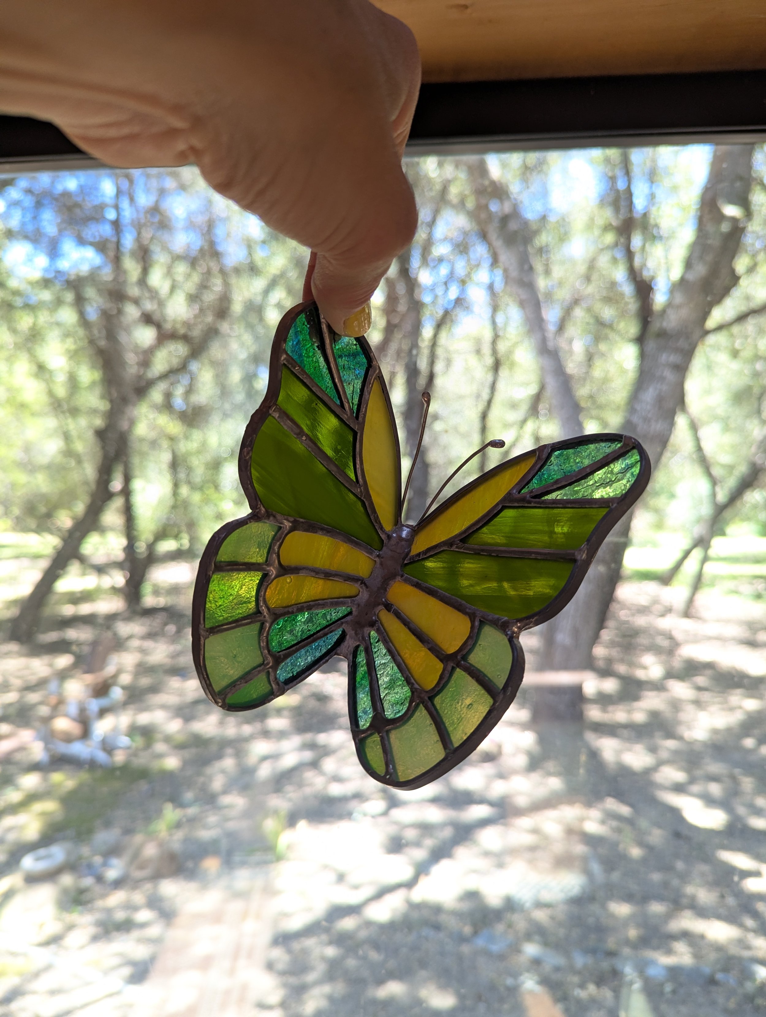 Hanging Butterfly Green