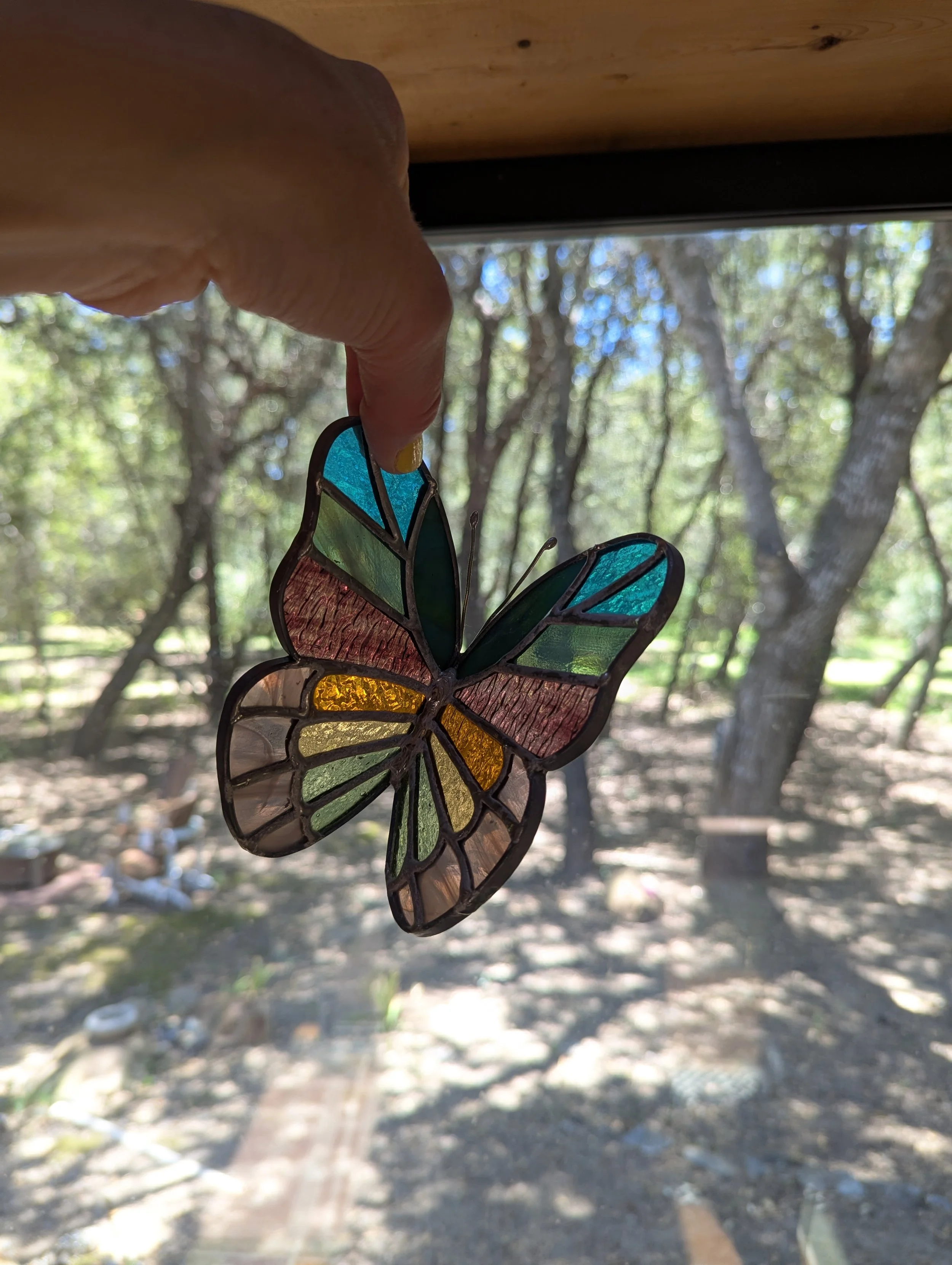 Hanging Butterfly Rainbow
