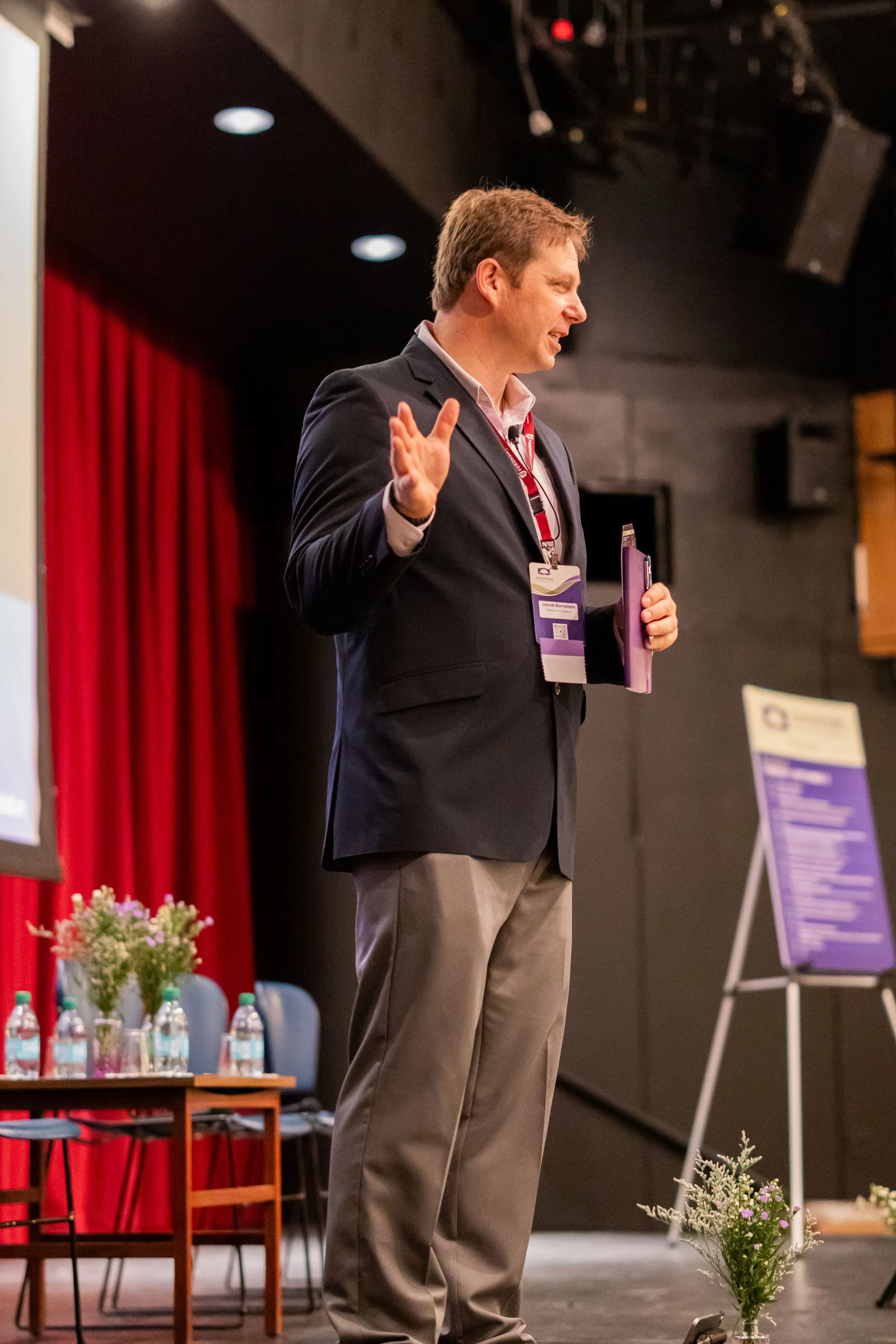 Jacob Bornstein welcoming attendees