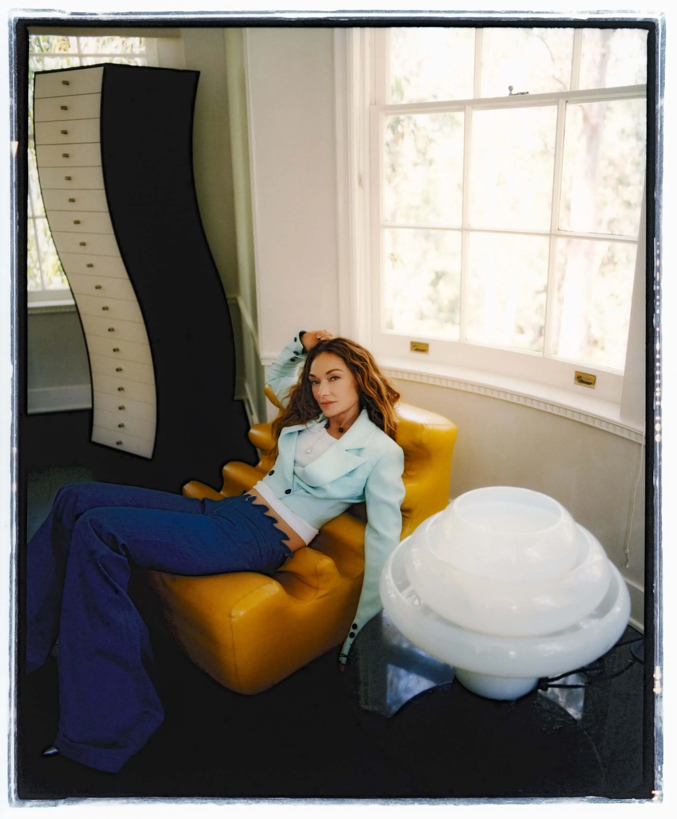 Kelly Wearstler in her designed space