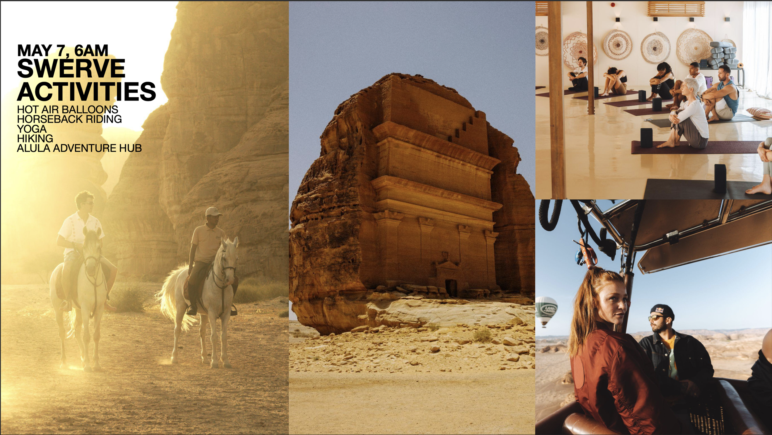 horseback riding in the desert in Alula