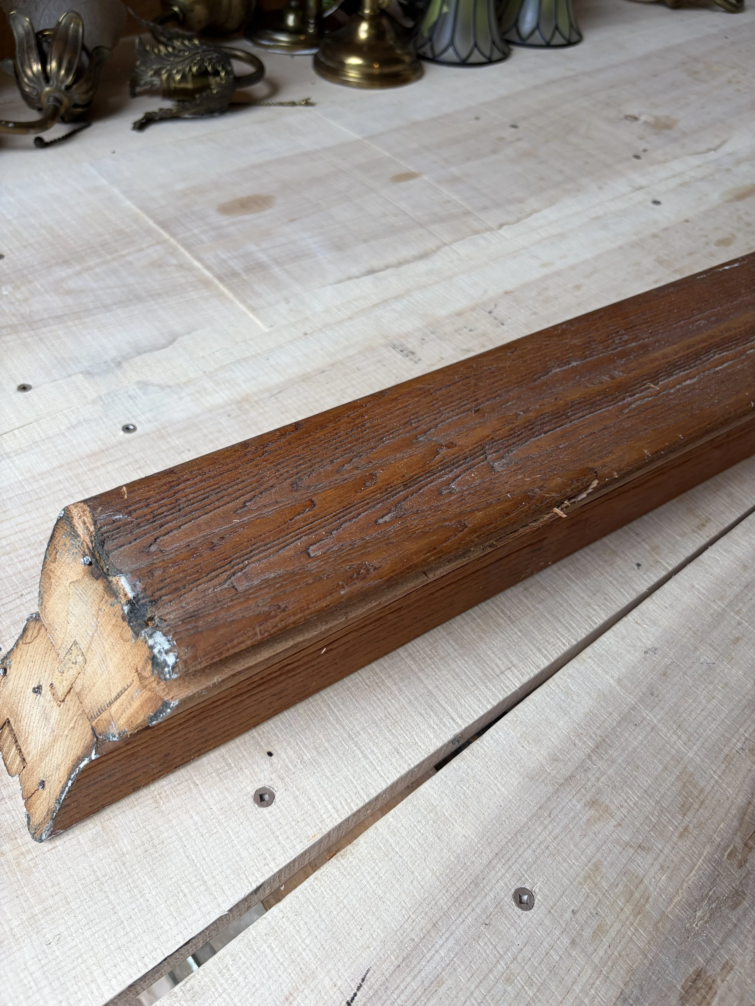 Antique Hardwood Banisters