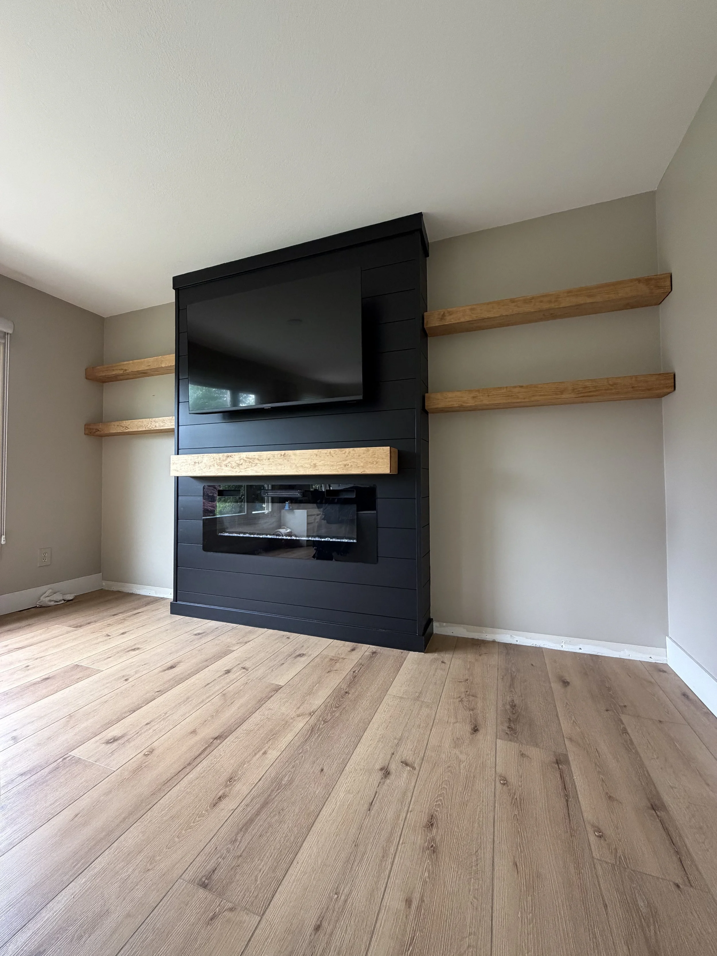 Shiplap Fireplace Quote