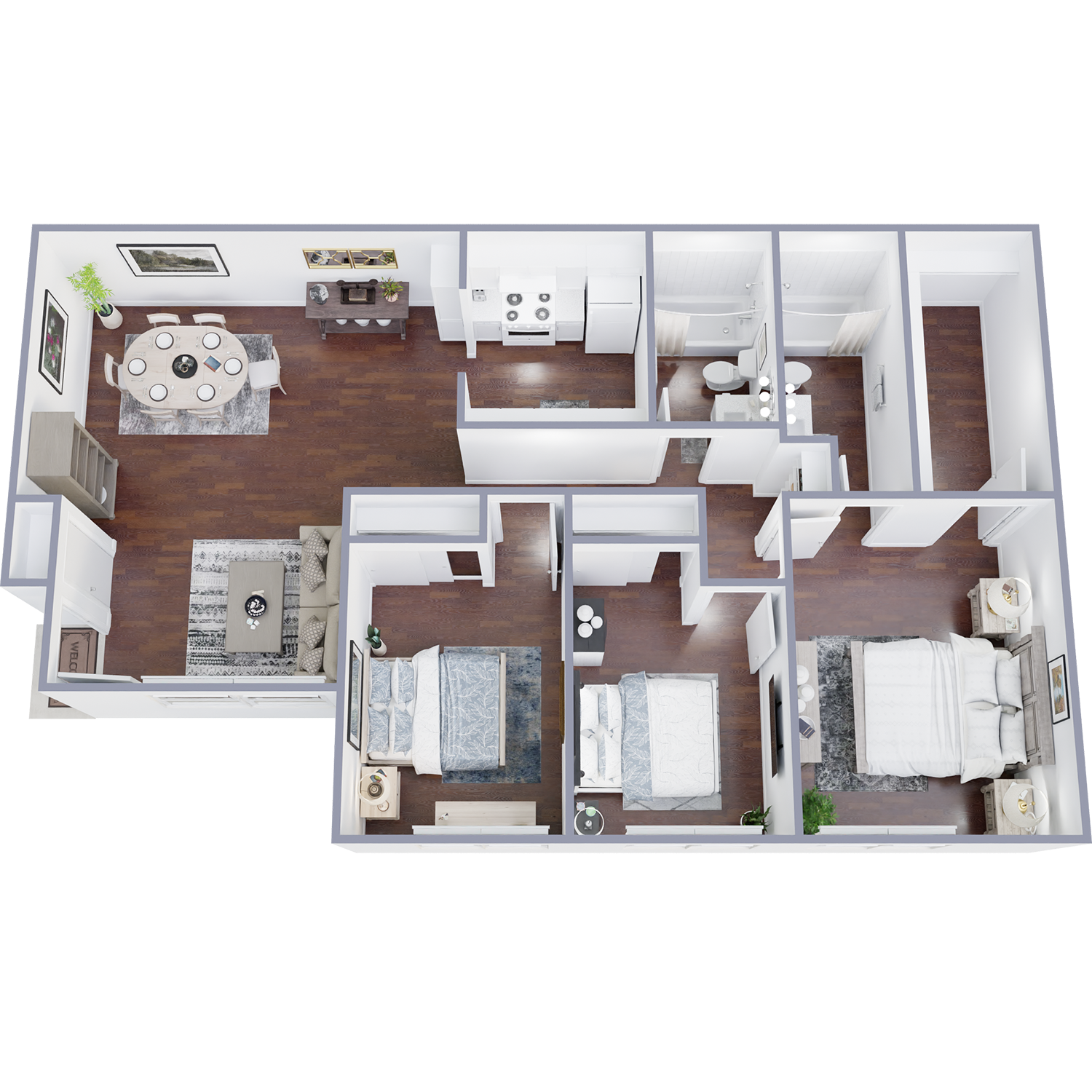 3 Bedroom | 2 Bathroom