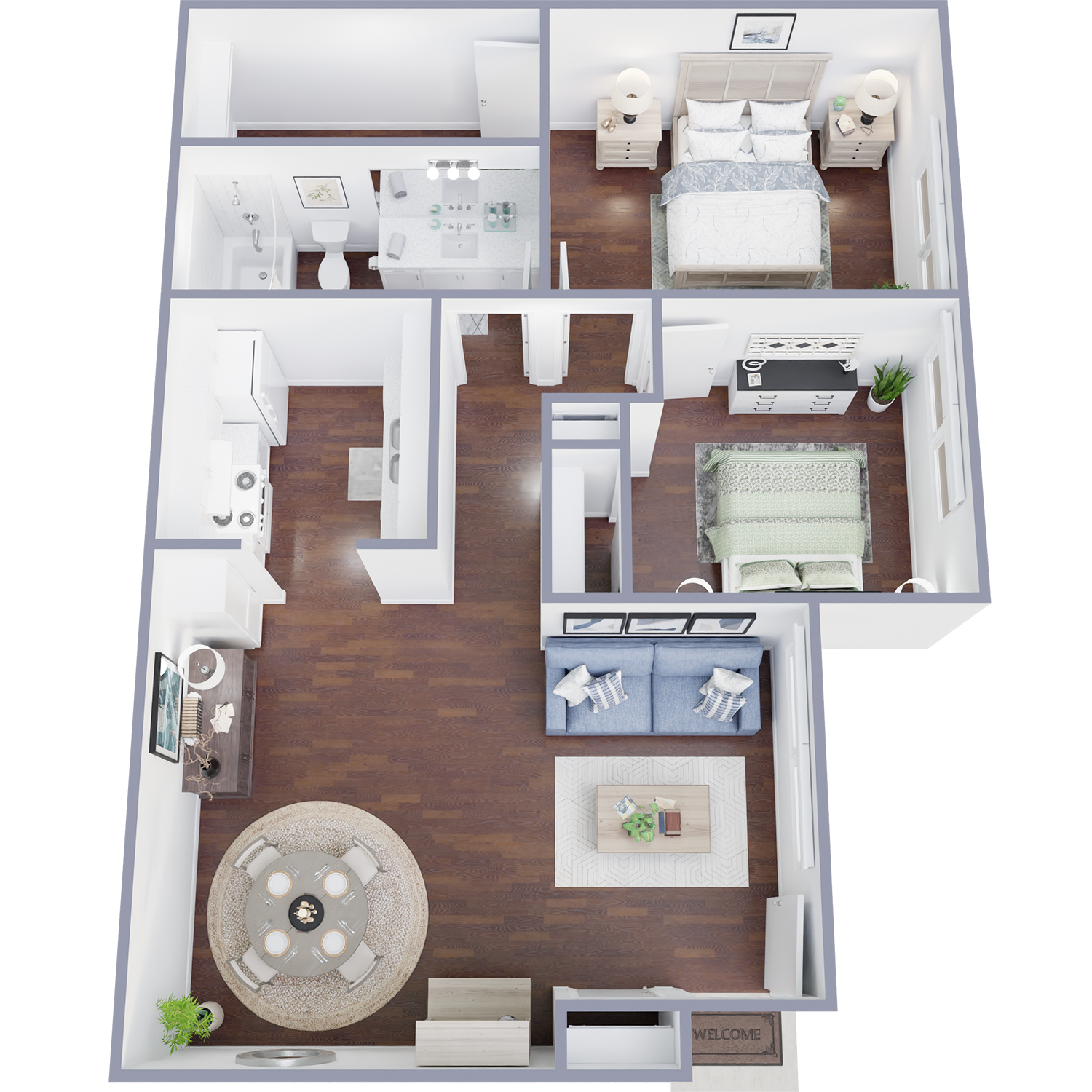 2 Bedroom | 1 Bathroom