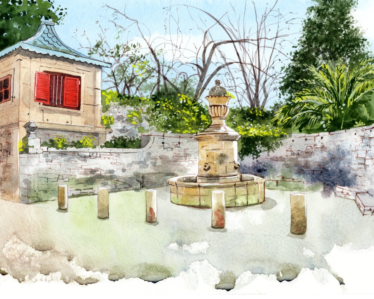 Fuente de los Caños de Rivero, Avilés