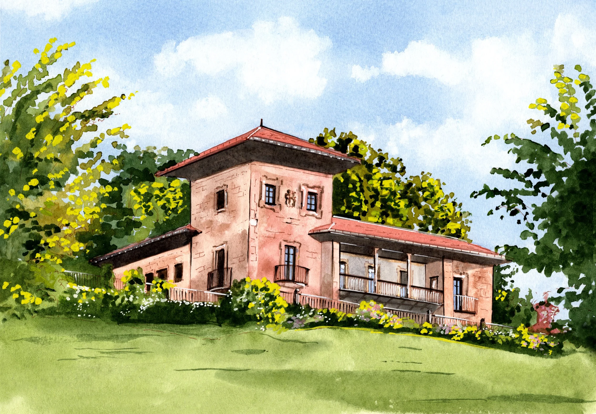 Palacio de La Riega, Somió, Gijón