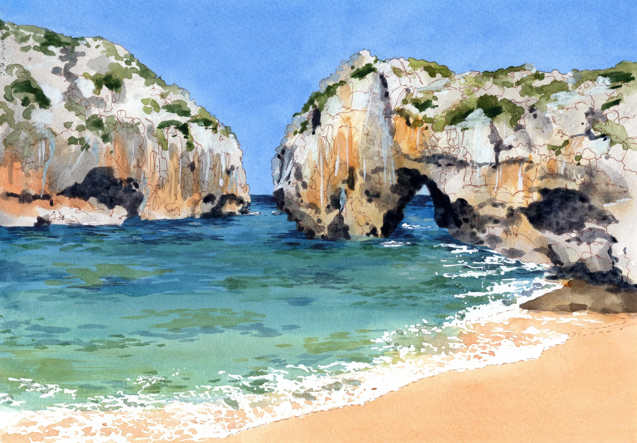 Playa Cuevas del Mar, Llanes