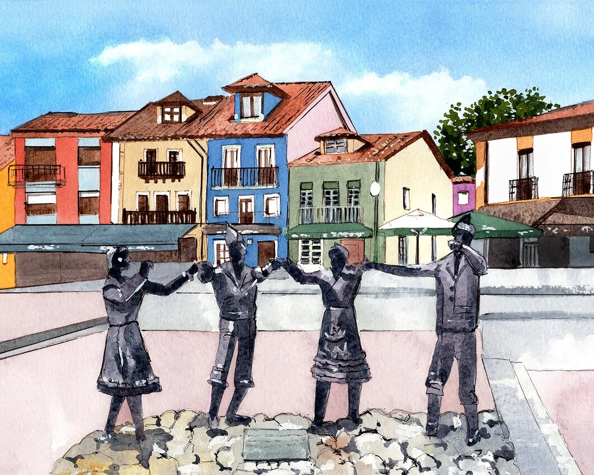 Plaza Les Campes - Pola de Siero