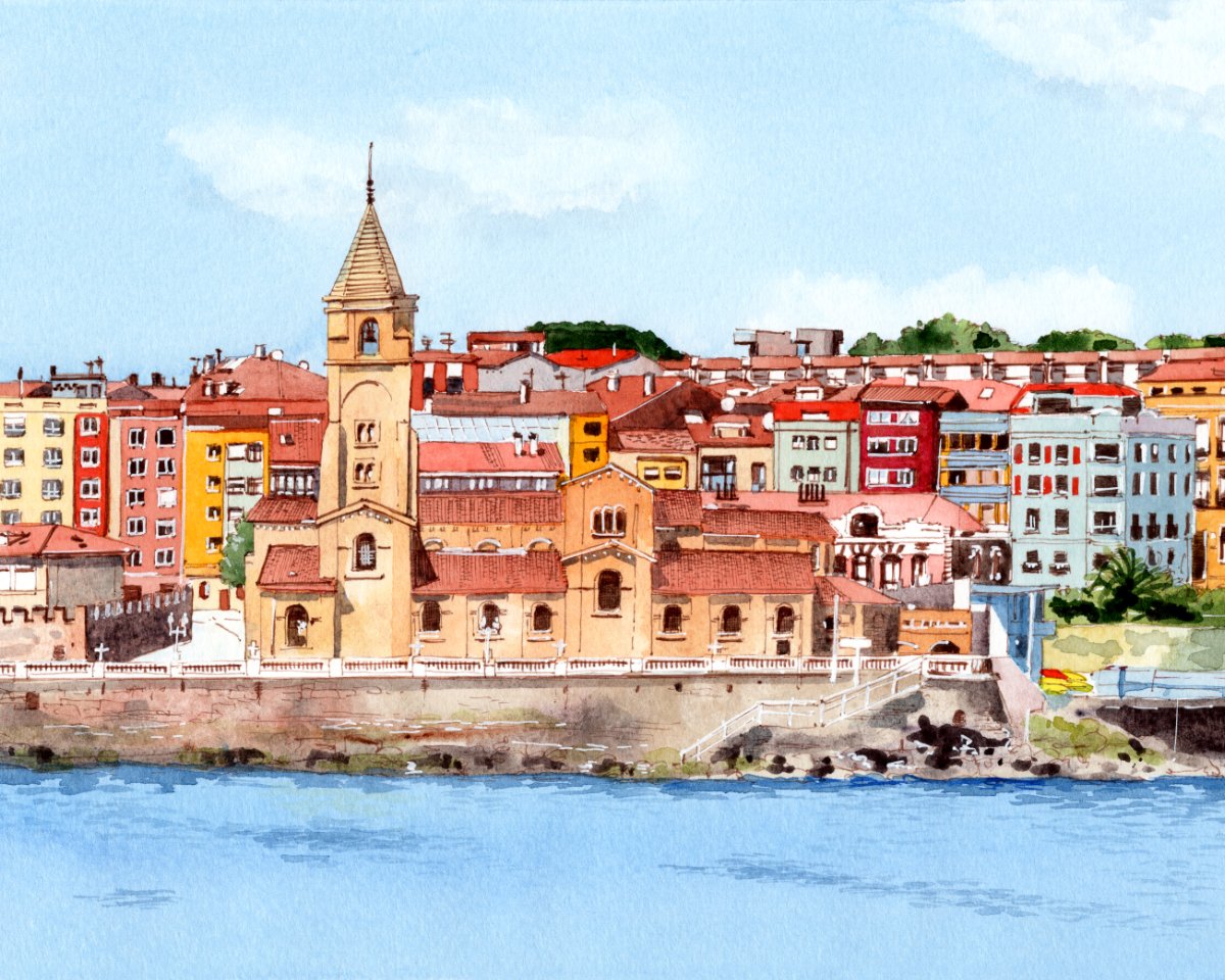 Iglesia de San Pedro y Cimadevilla, Gijón