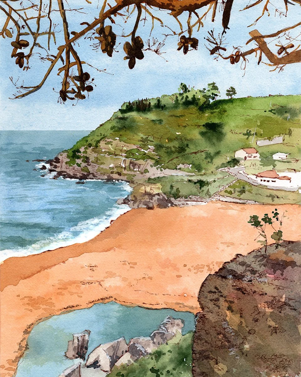 Playa de La Ñora, Villaviciosa