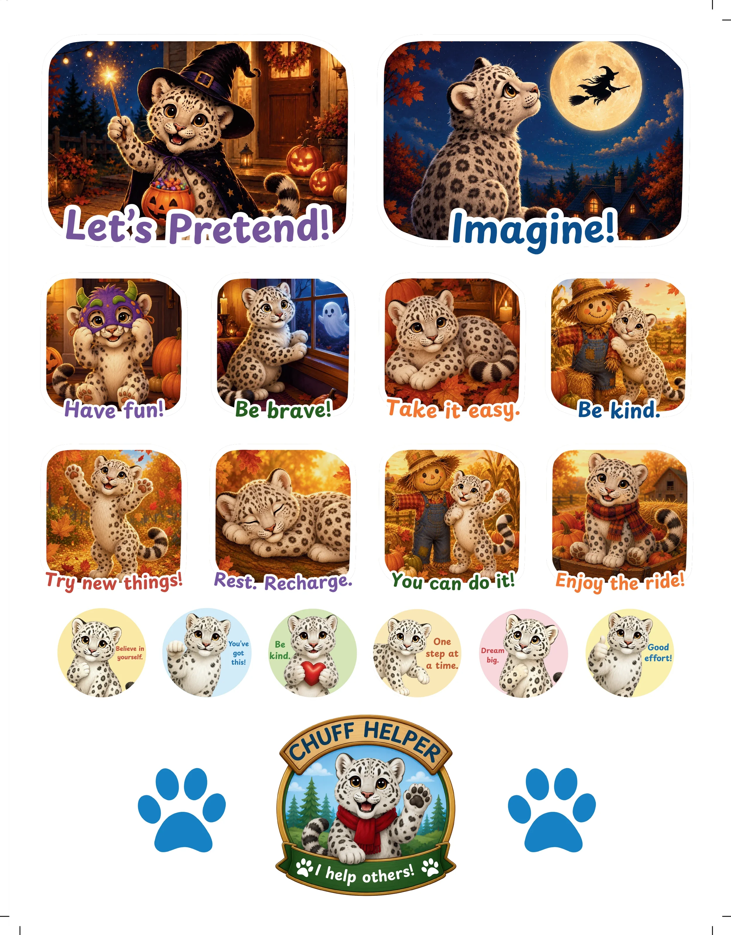 “Autumn Adventures!” Sticker Sheet