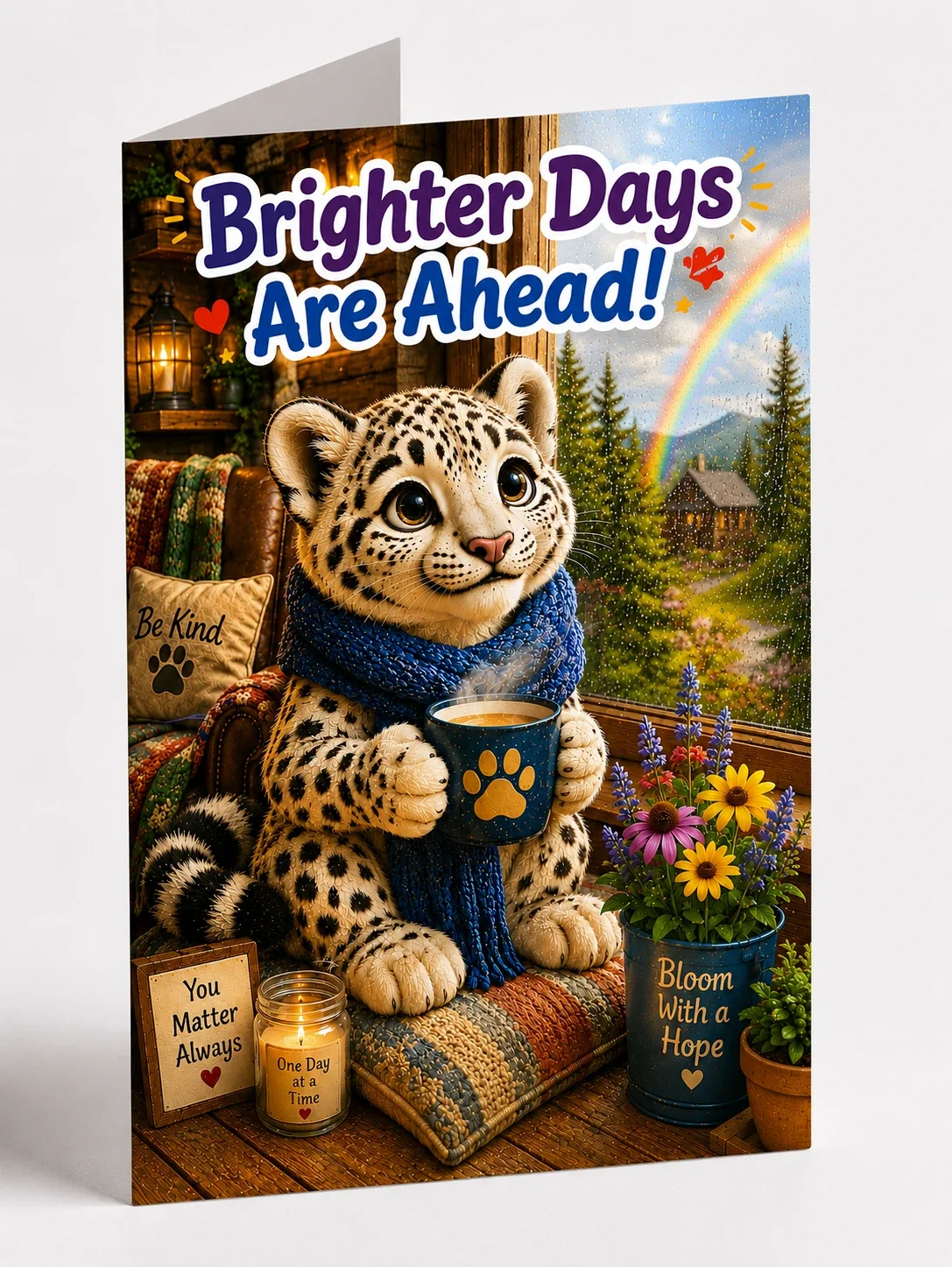 “Brighter Days Are Ahead!” Encouragement/Get Well Card