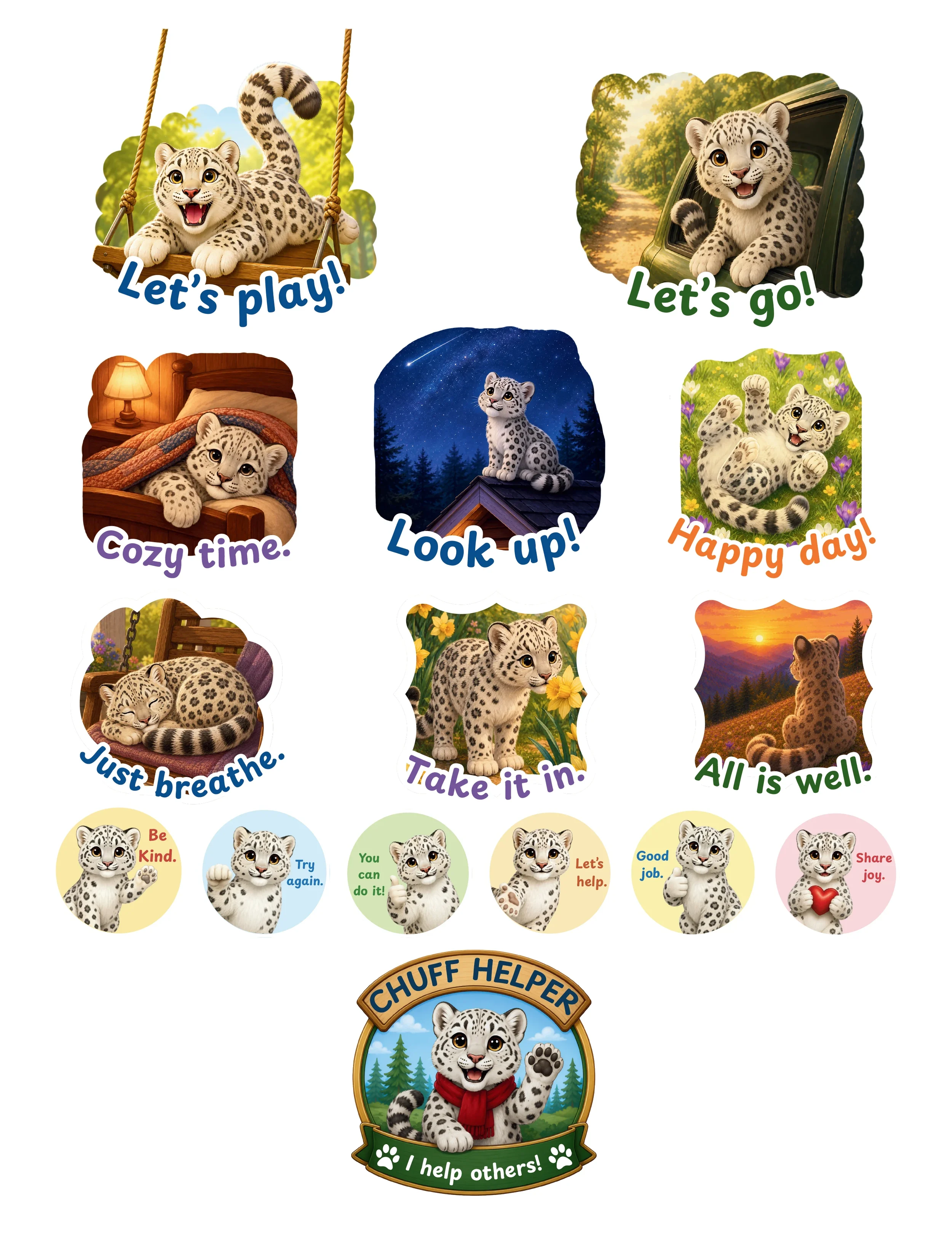 “Everyday” Sticker Sheet