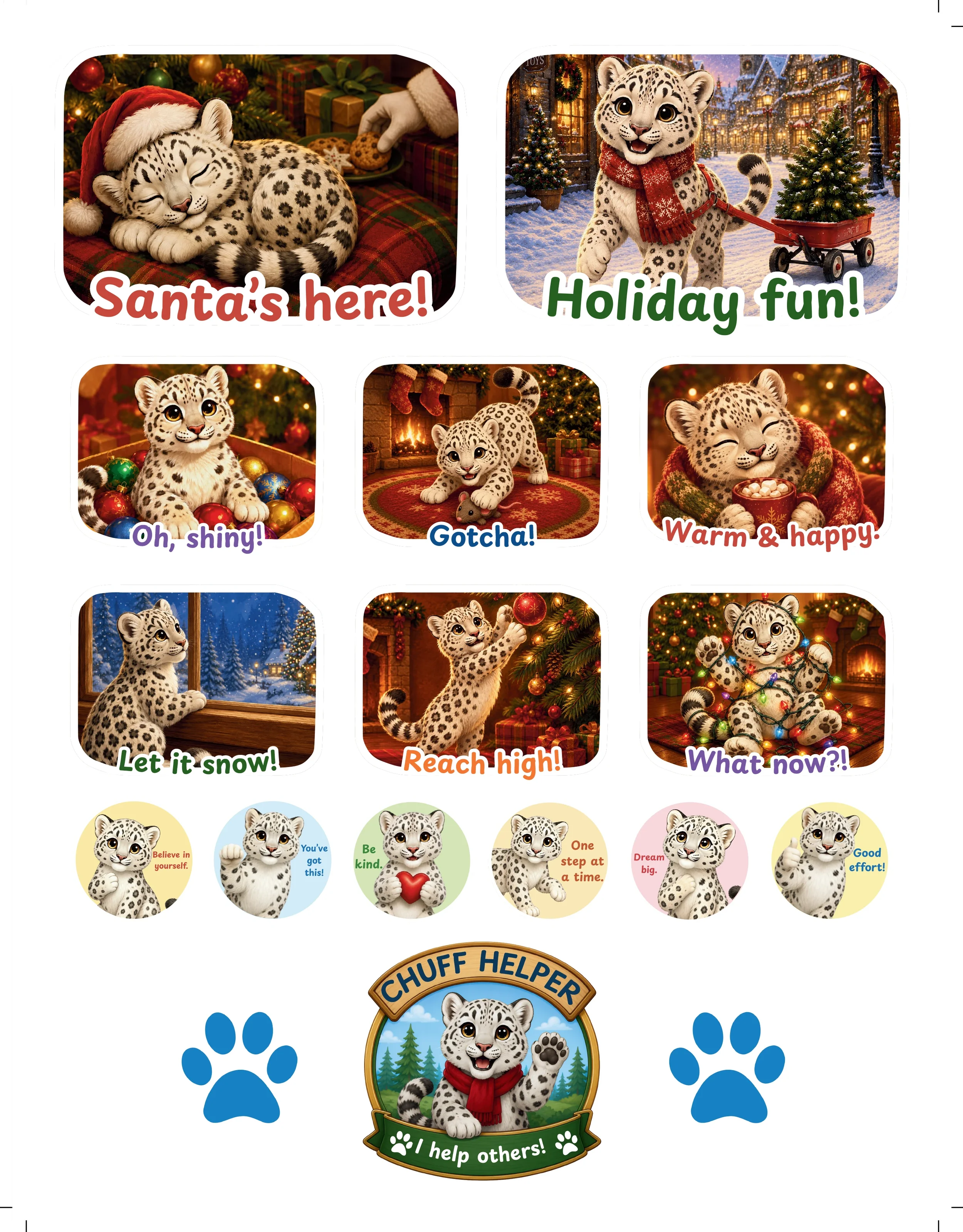 “Winter Cheer!” Sticker Sheet