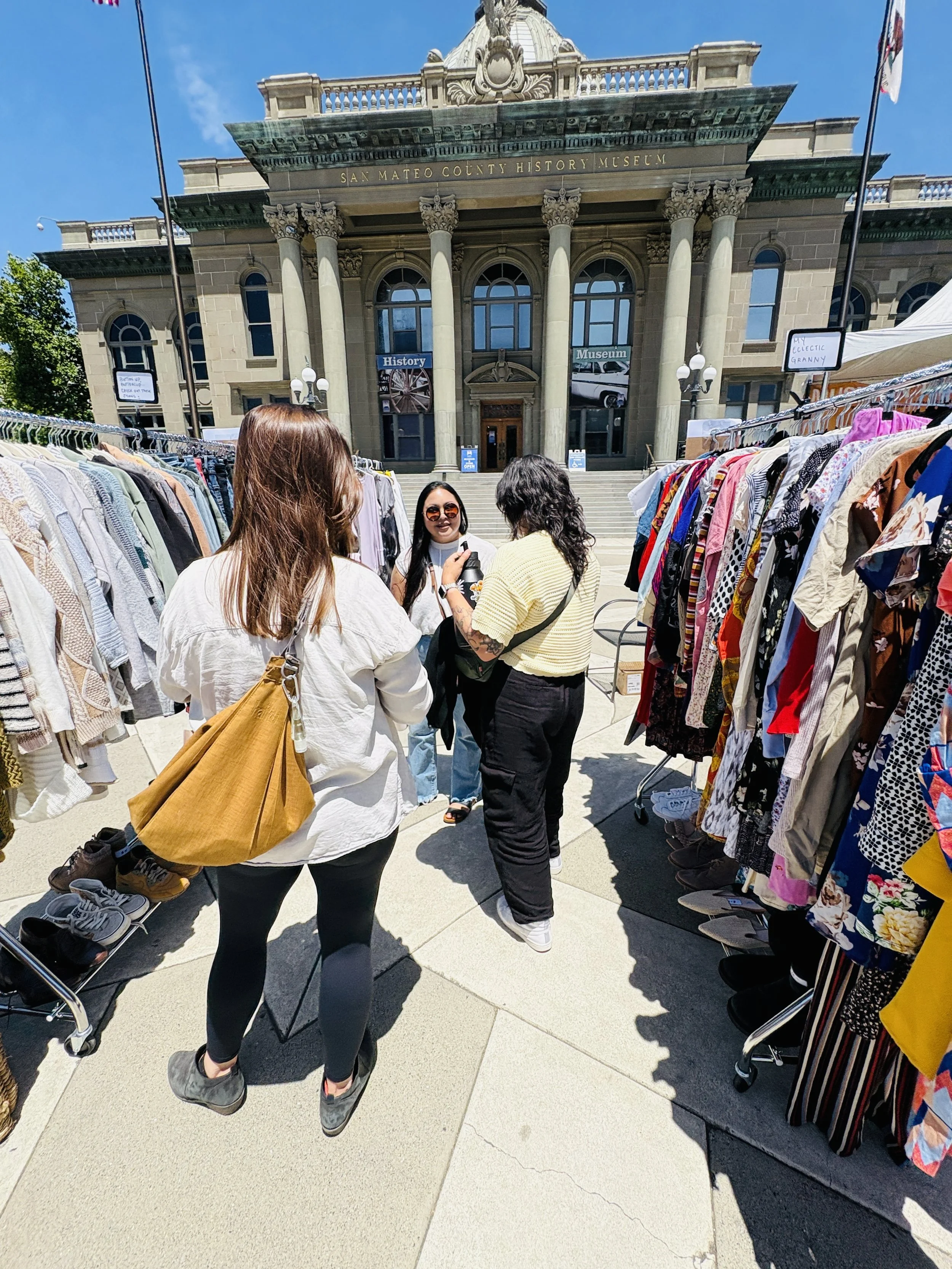 Sustainable fashion popup in Courthouse Square
