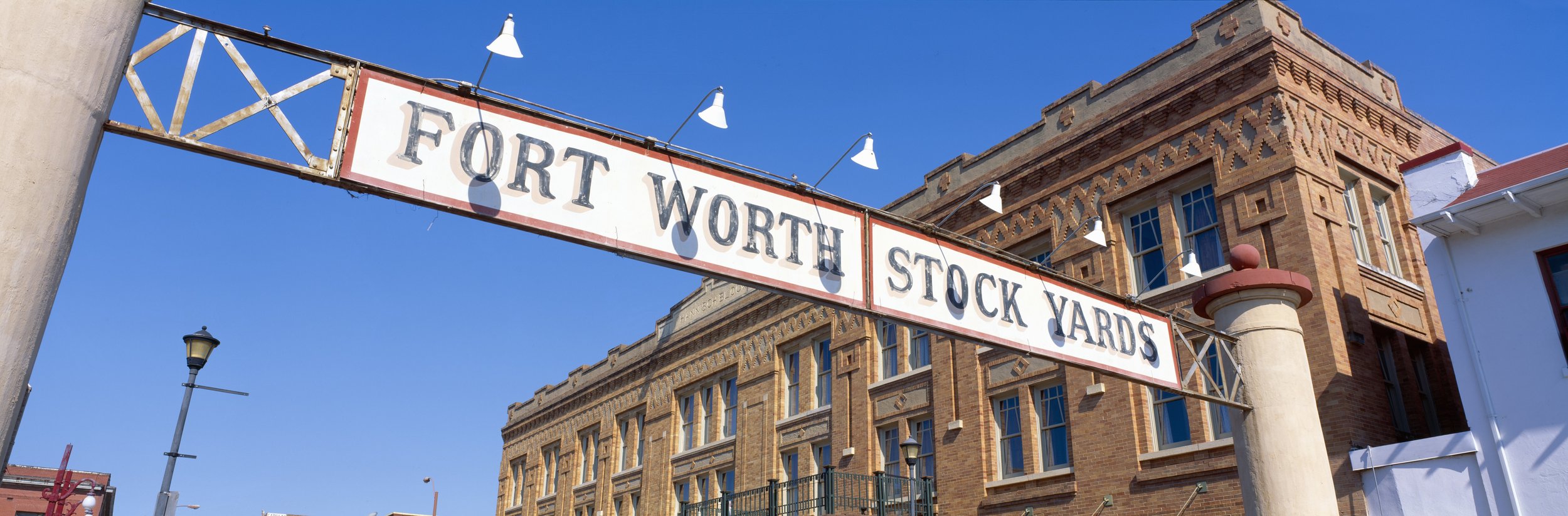 Picture of the entrance to the historic Fort Worth Stock Yards