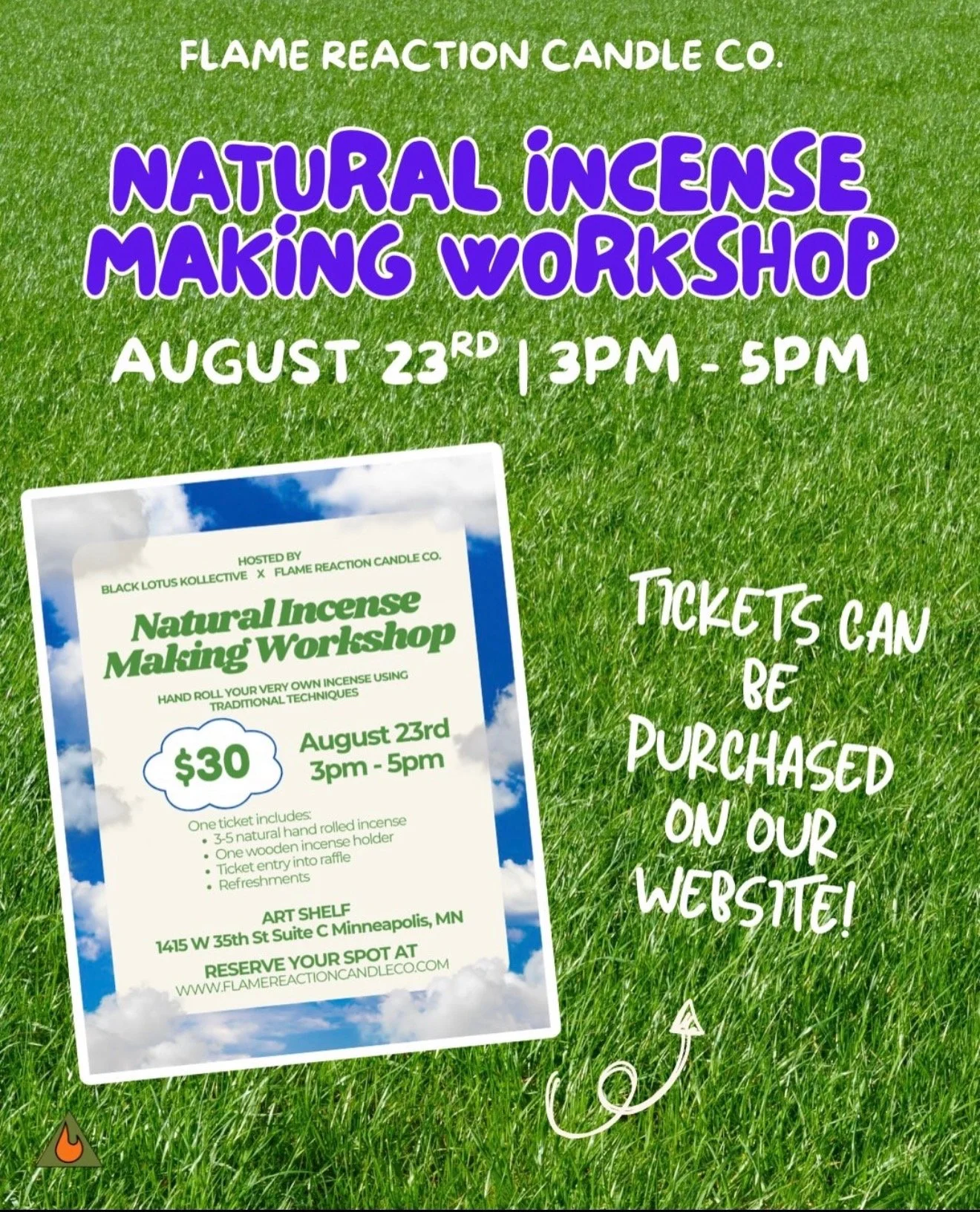 Natural incense Making Workshop 
