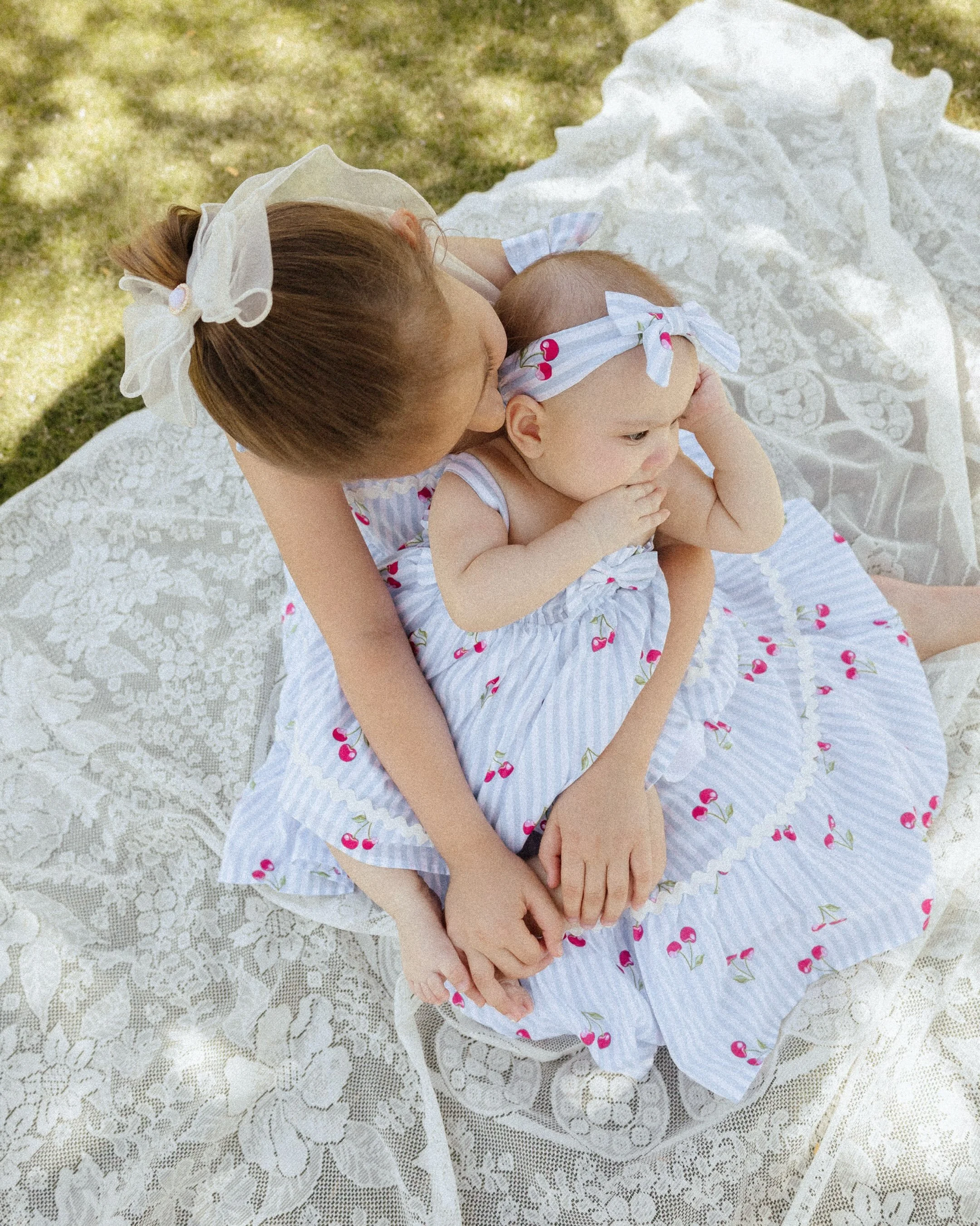 One of my favorite things about being a photographer is being able to capture the precious moments of my own family. My two perfect nieces🤍🍒🩵 
#auntielife