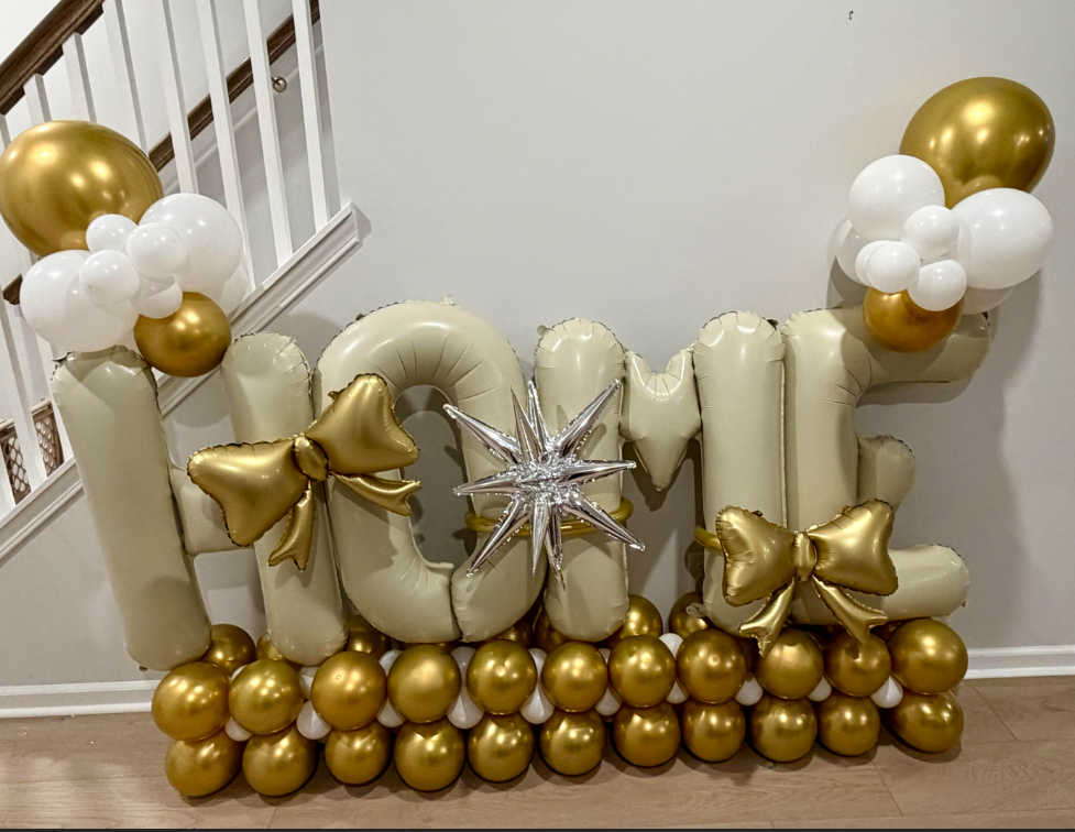New Home Balloon Decor