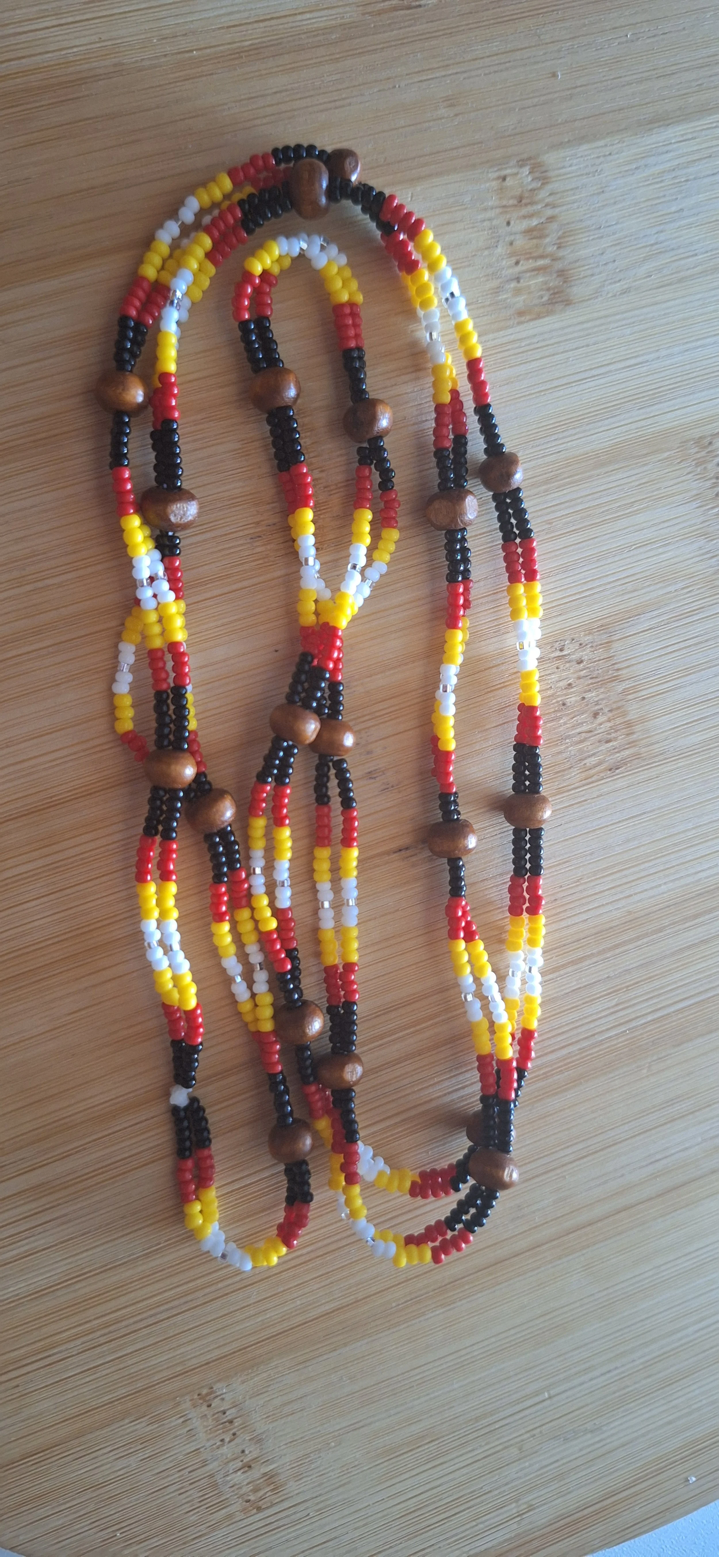 Medicine wheel two strand necklace