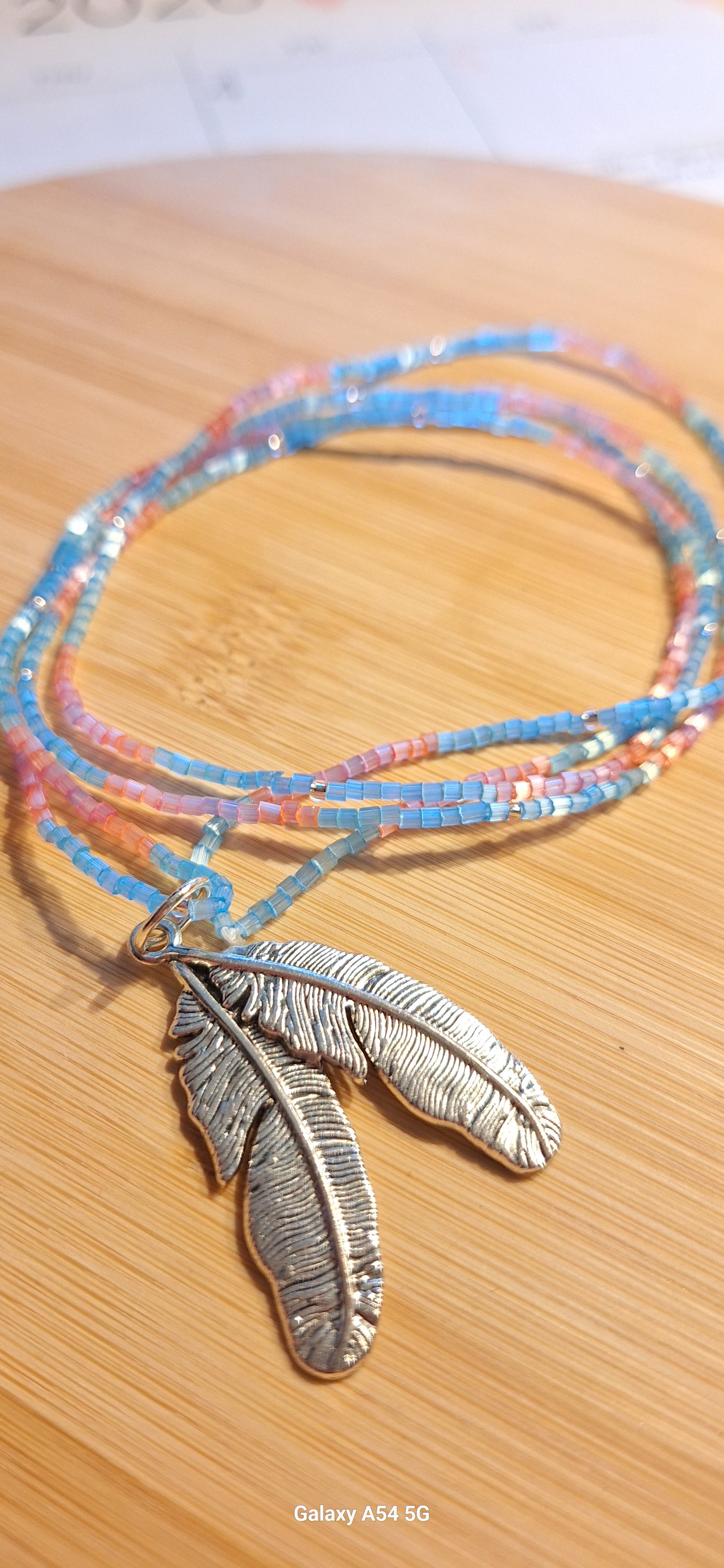Feather necklace