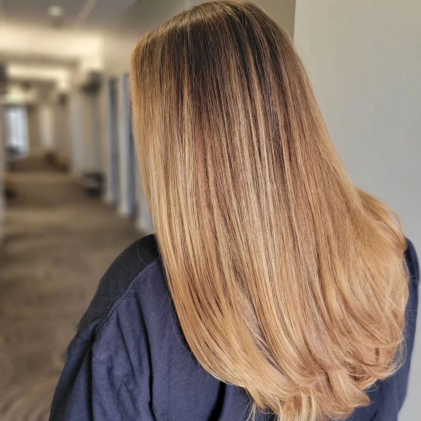 Balayage is a low maintenance girls best friend. 
I see this girlie anywhere between 6-8 months for a refresh on her highlights. This time, she went about 6 months in between, and I only did a mini balayage, which centers around her face a few around