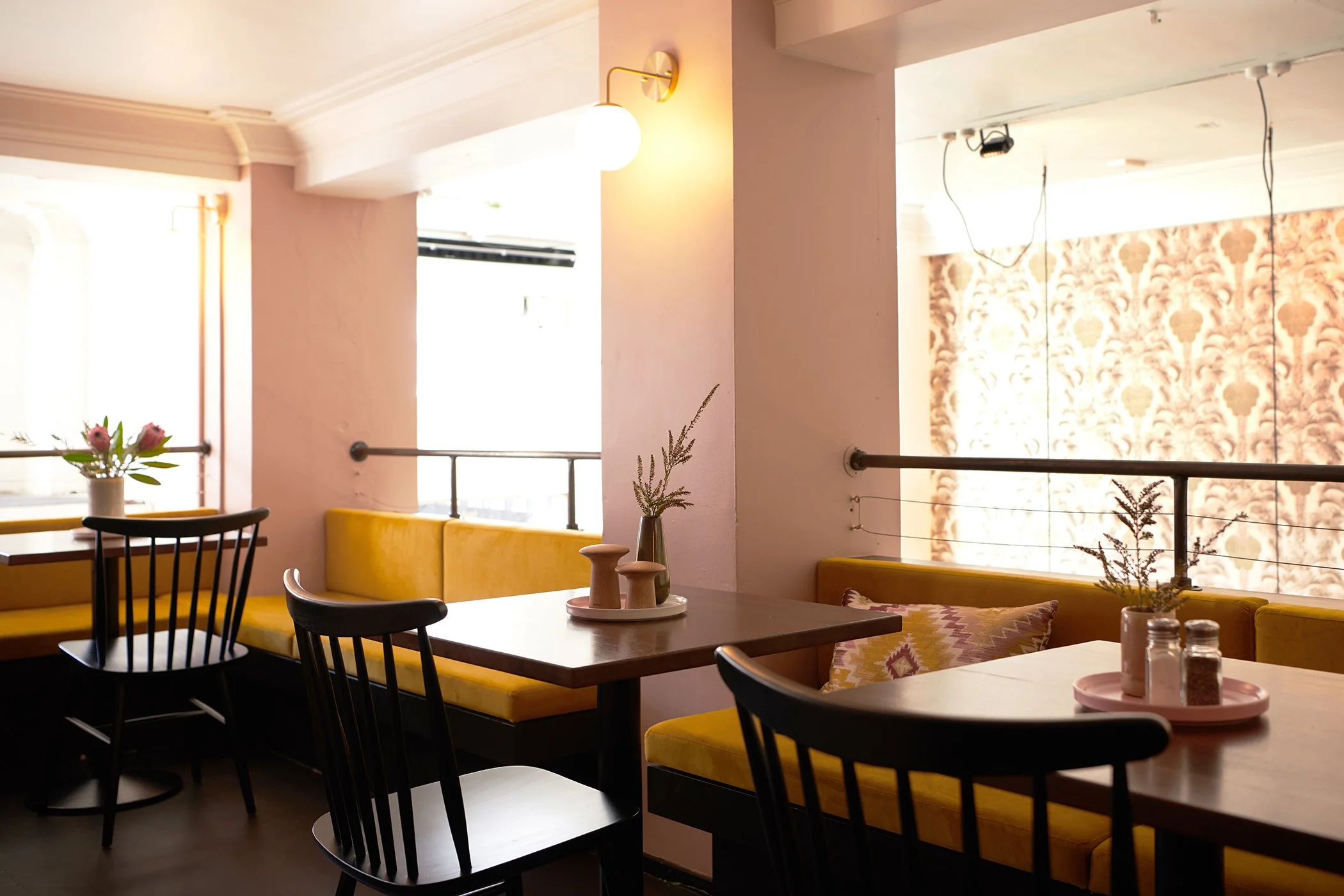 Contemporary interior design cafe