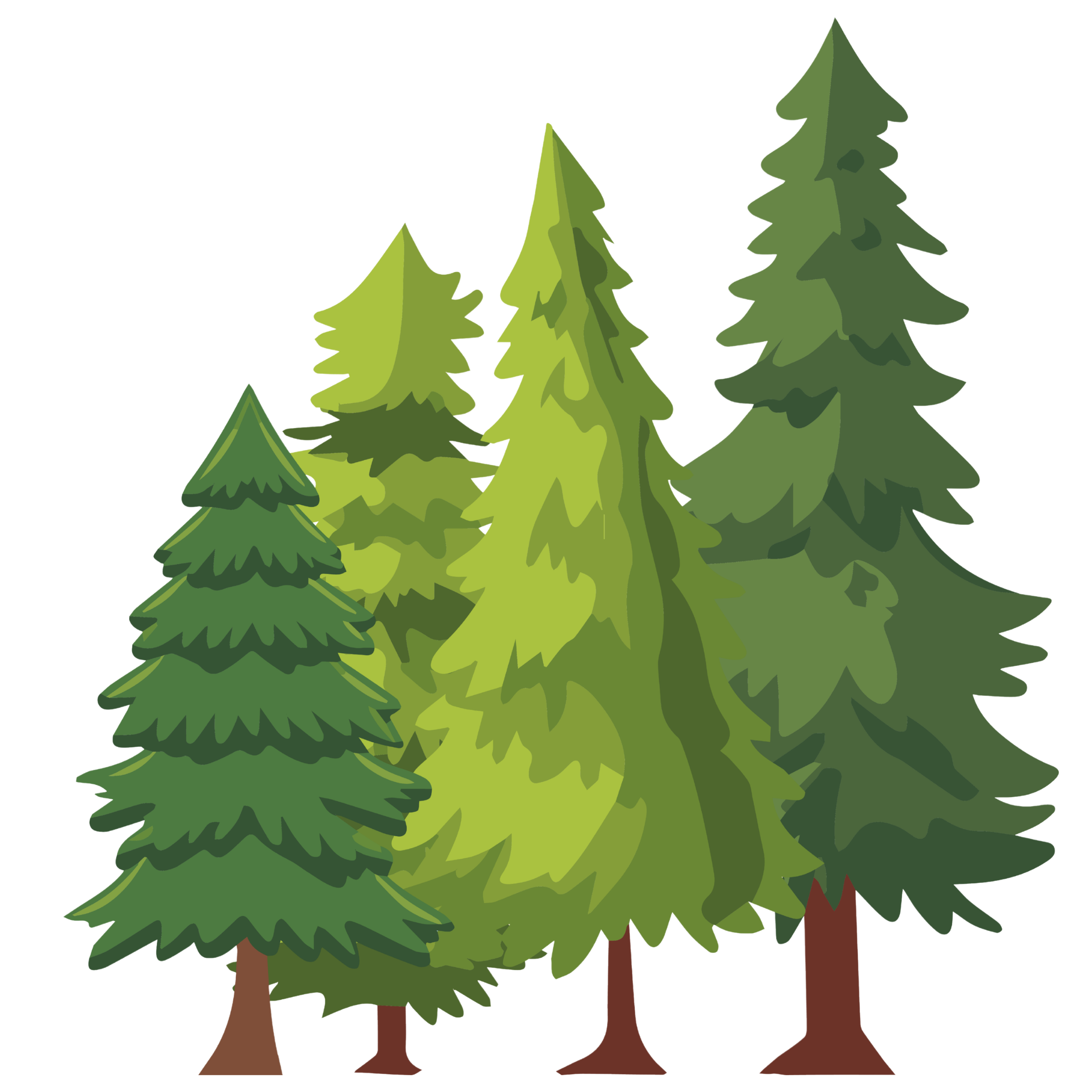 Group Classes icon of a group of trees, Beth Daily