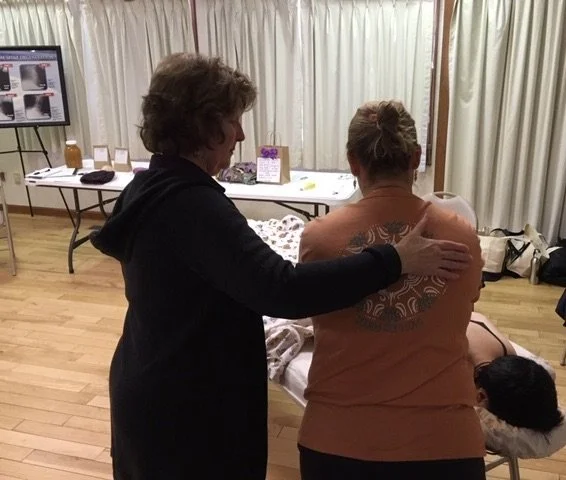 Beth Daily performs Alexander Technique for improved well-being.