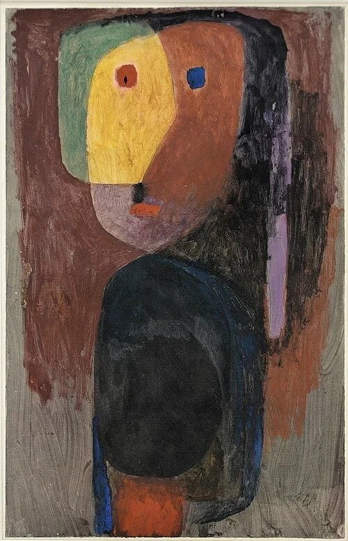 Art by Paul Klee, Evening Figure, 1935