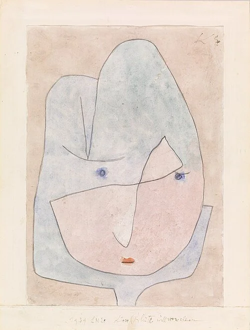 Art by Paul Klee, This Bloom is About to Wither, 1939