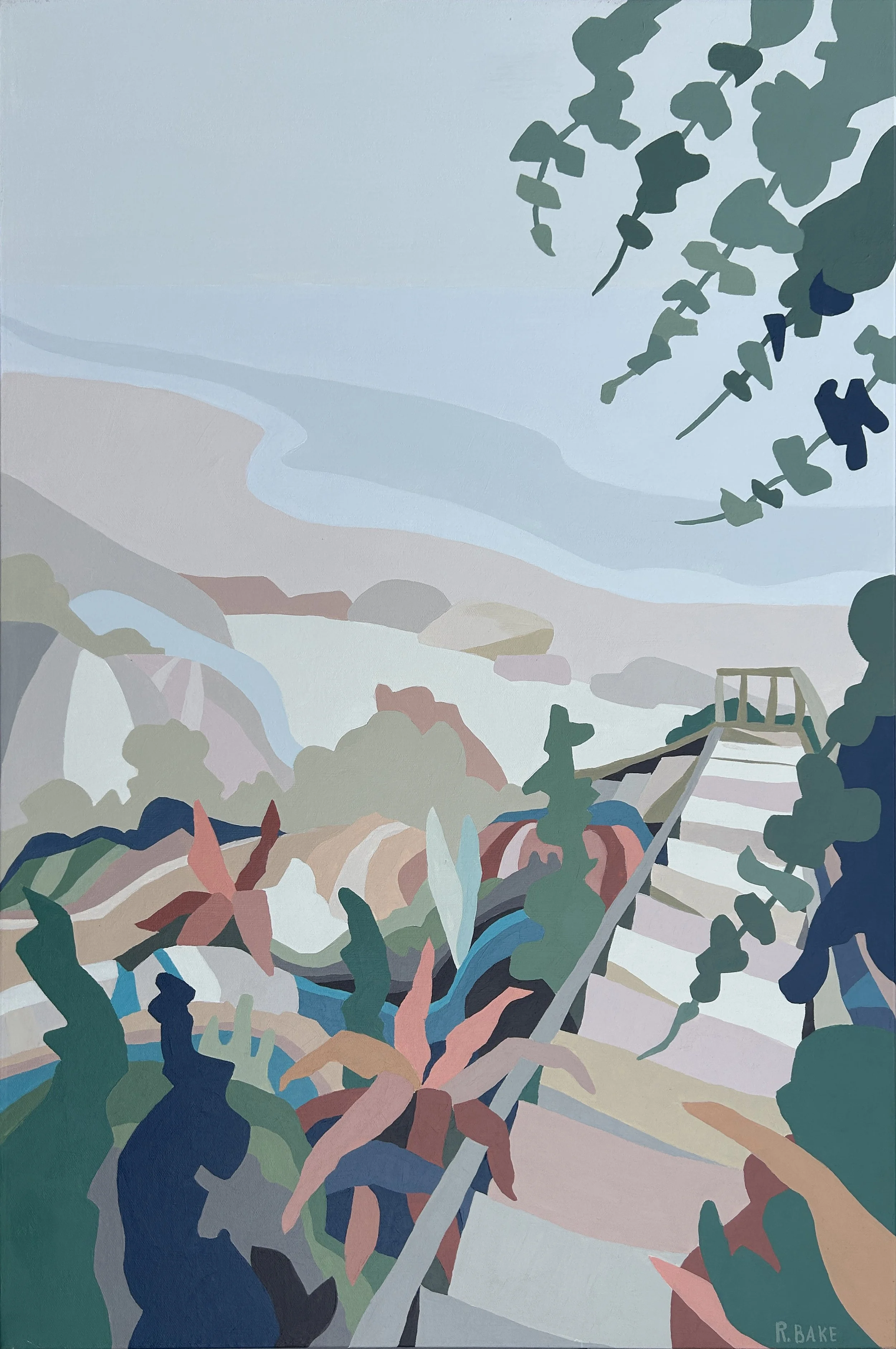 From the Bluff
20” x 30” x 1.5” 
Acrylic on  Canvas
$1200