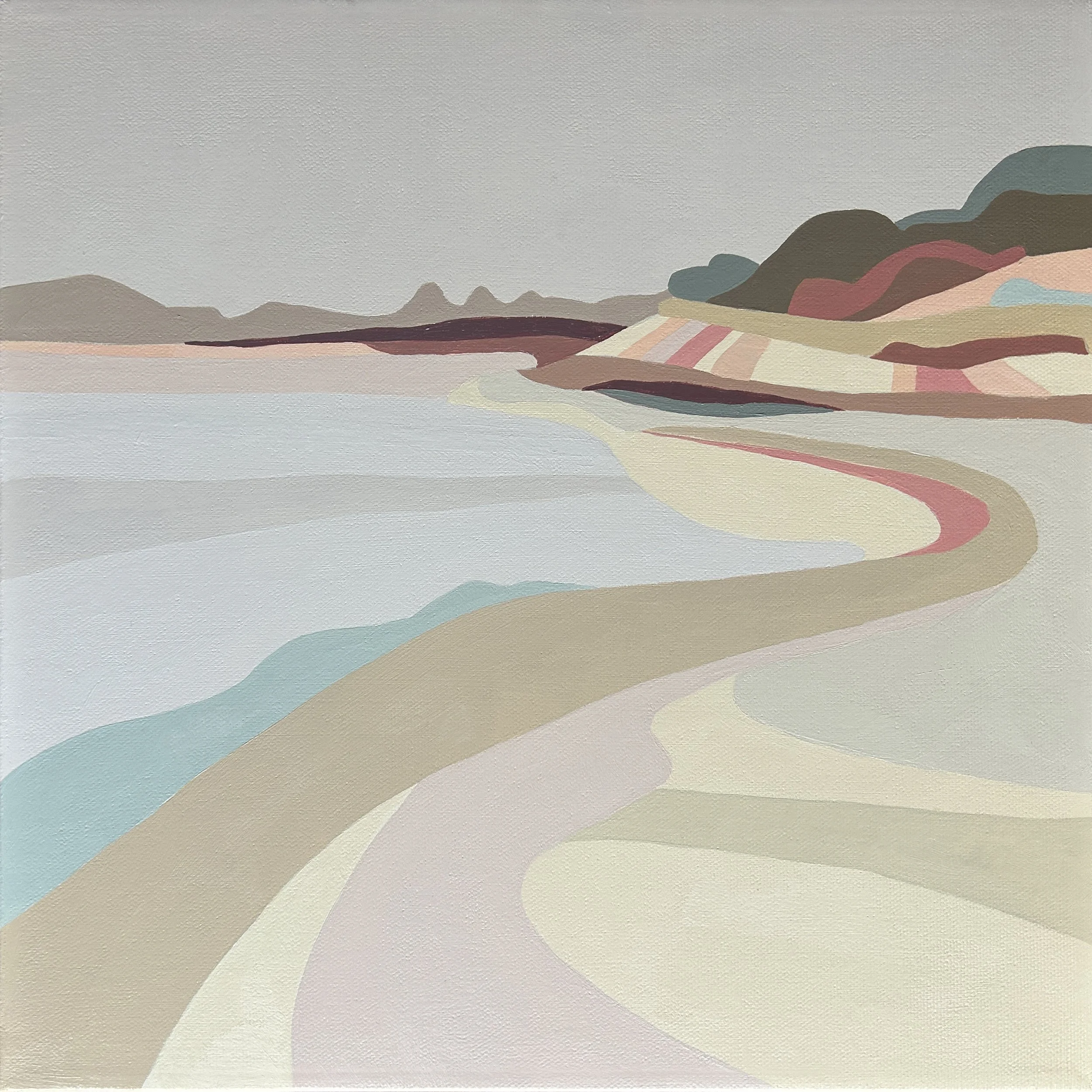 Beach Walk 
12” x 12” x 1.5” 
Acrylic on Gallery Wrapped Canvas | SOLD
