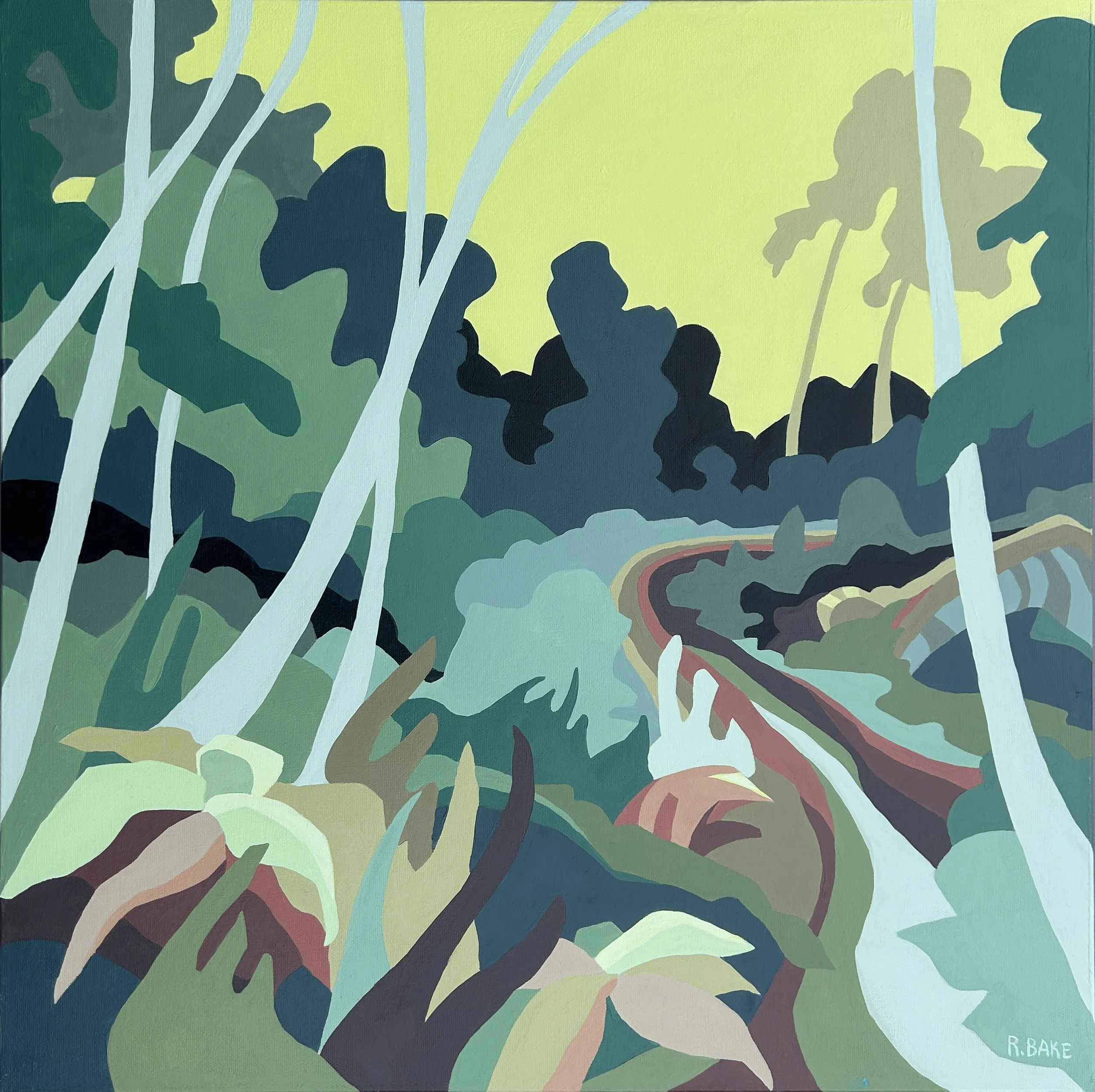 Sifton Bog
20” x 20” x 1.5” 
Acrylic on Canvas
$800