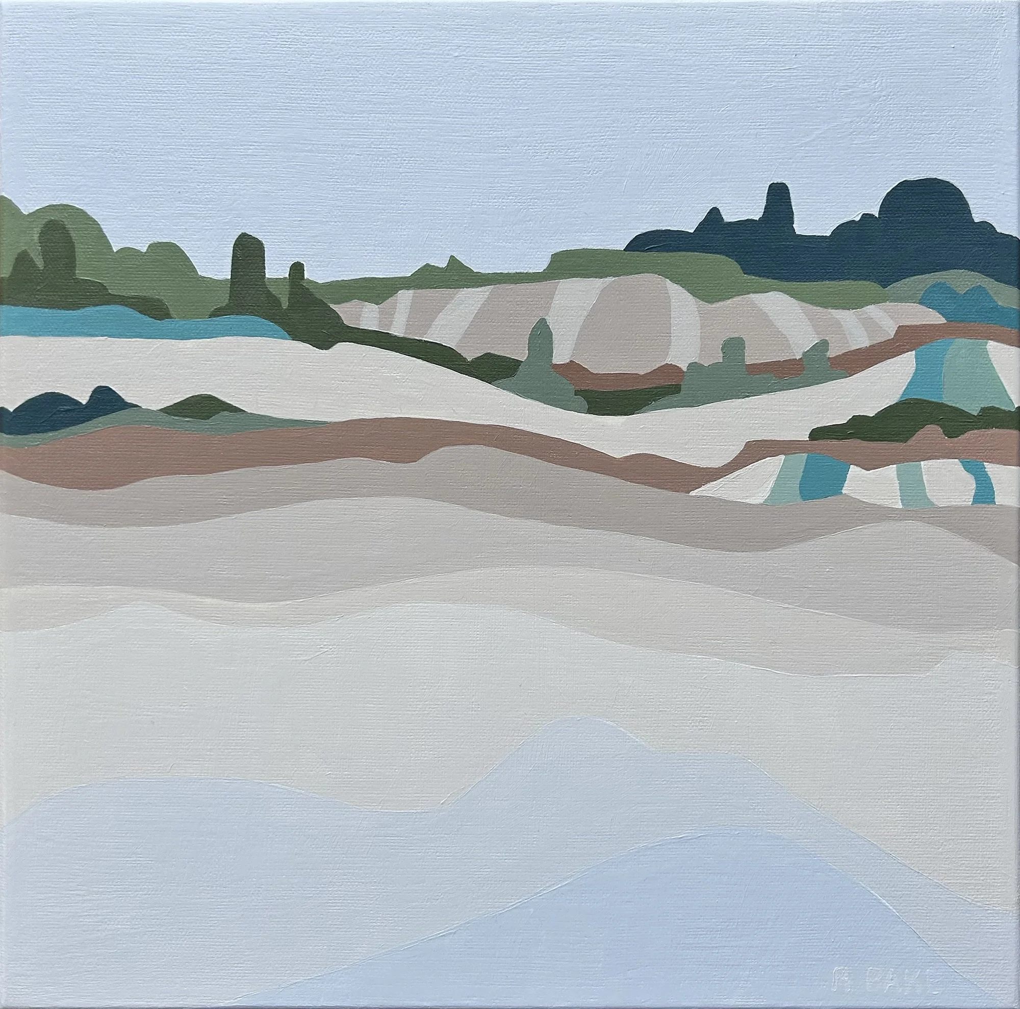 Huron Shore First Light
12” x 12” x 1.5” 
Acrylic on Canvas