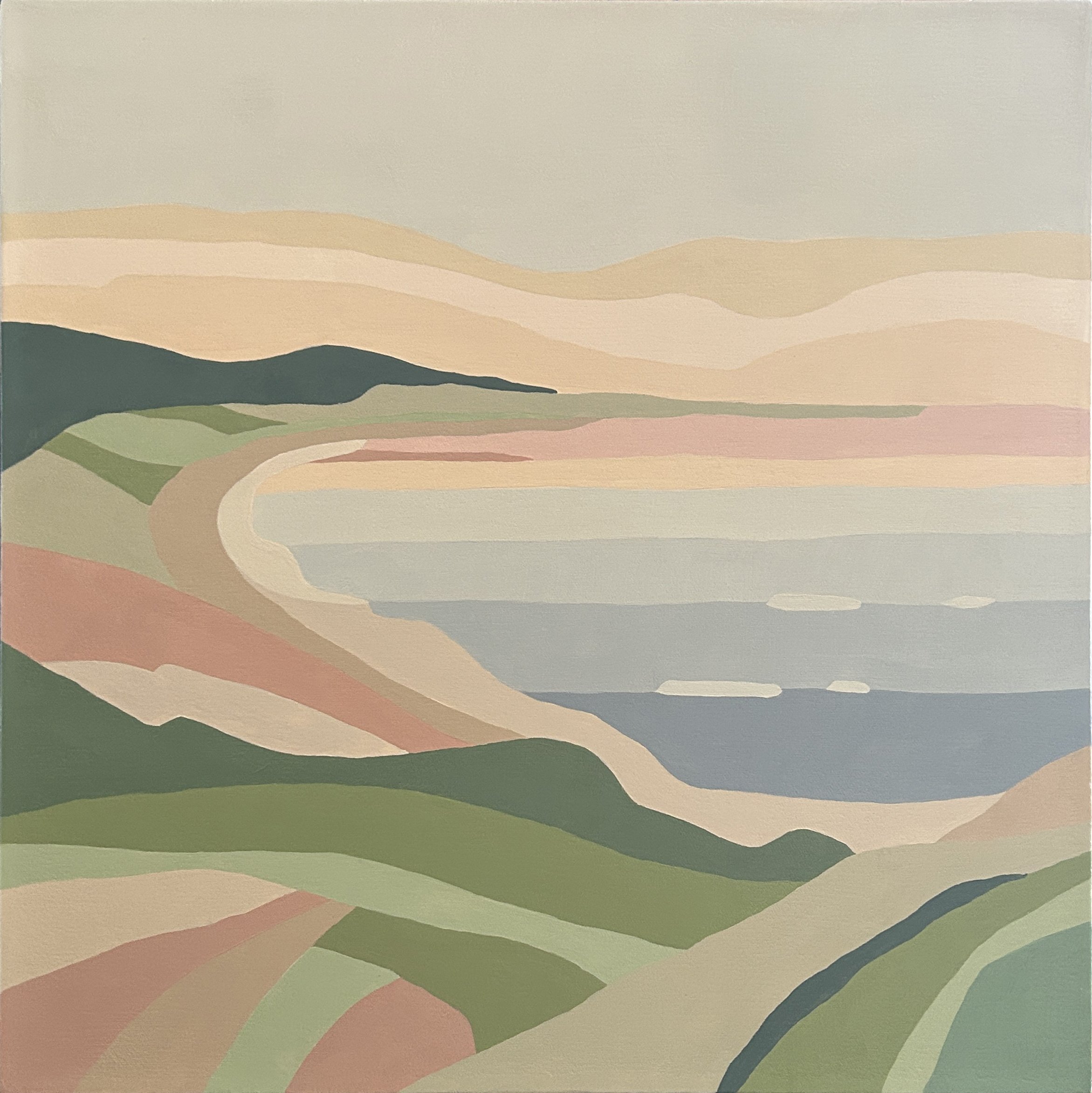 Over The Bay
16" x 16" 
Acrylic on Gallery Wrapped Canvas  | SOLD