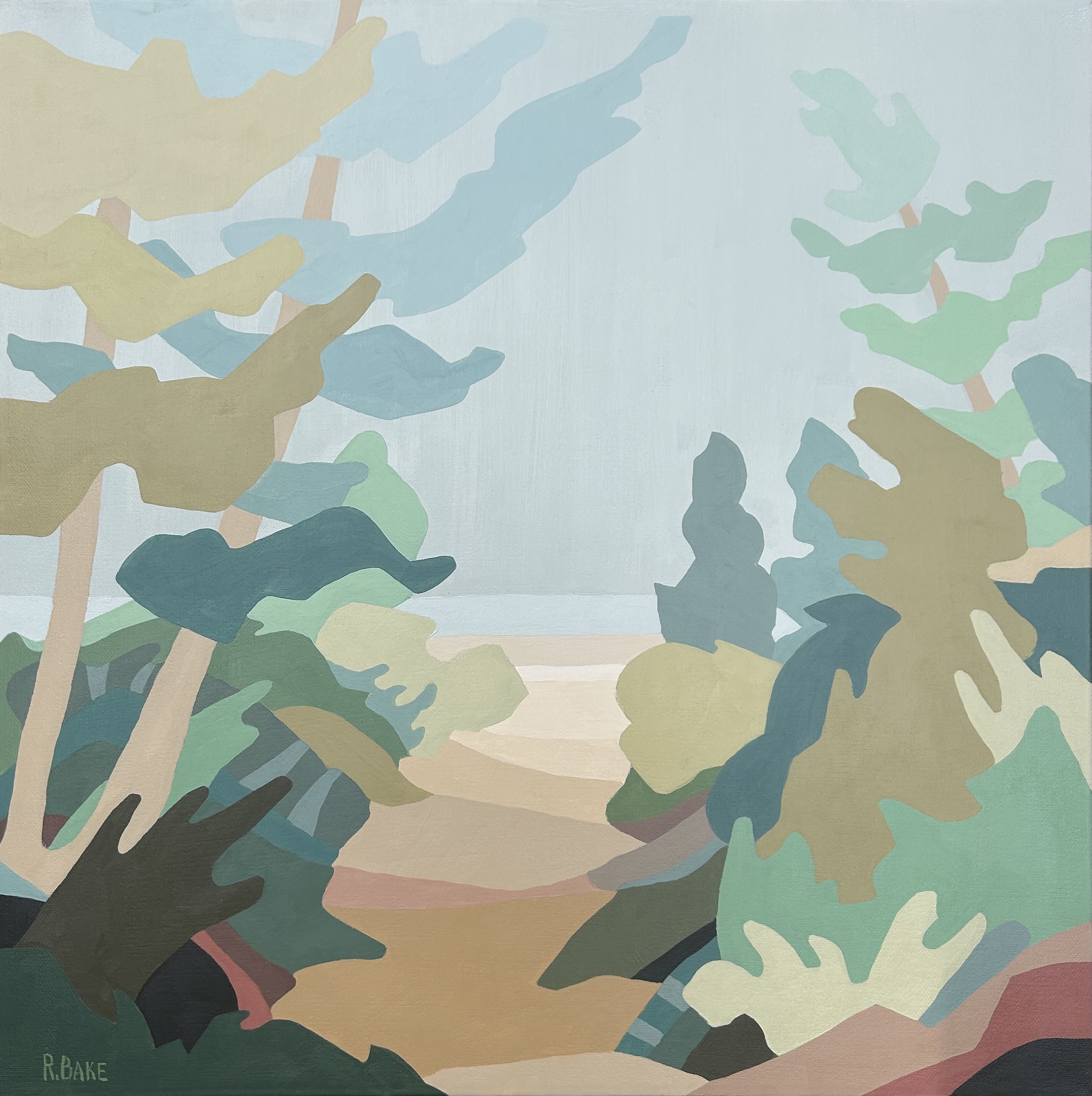 West Beach 
20” x 20” x 1.5” 
Acrylic on Canvas
$800