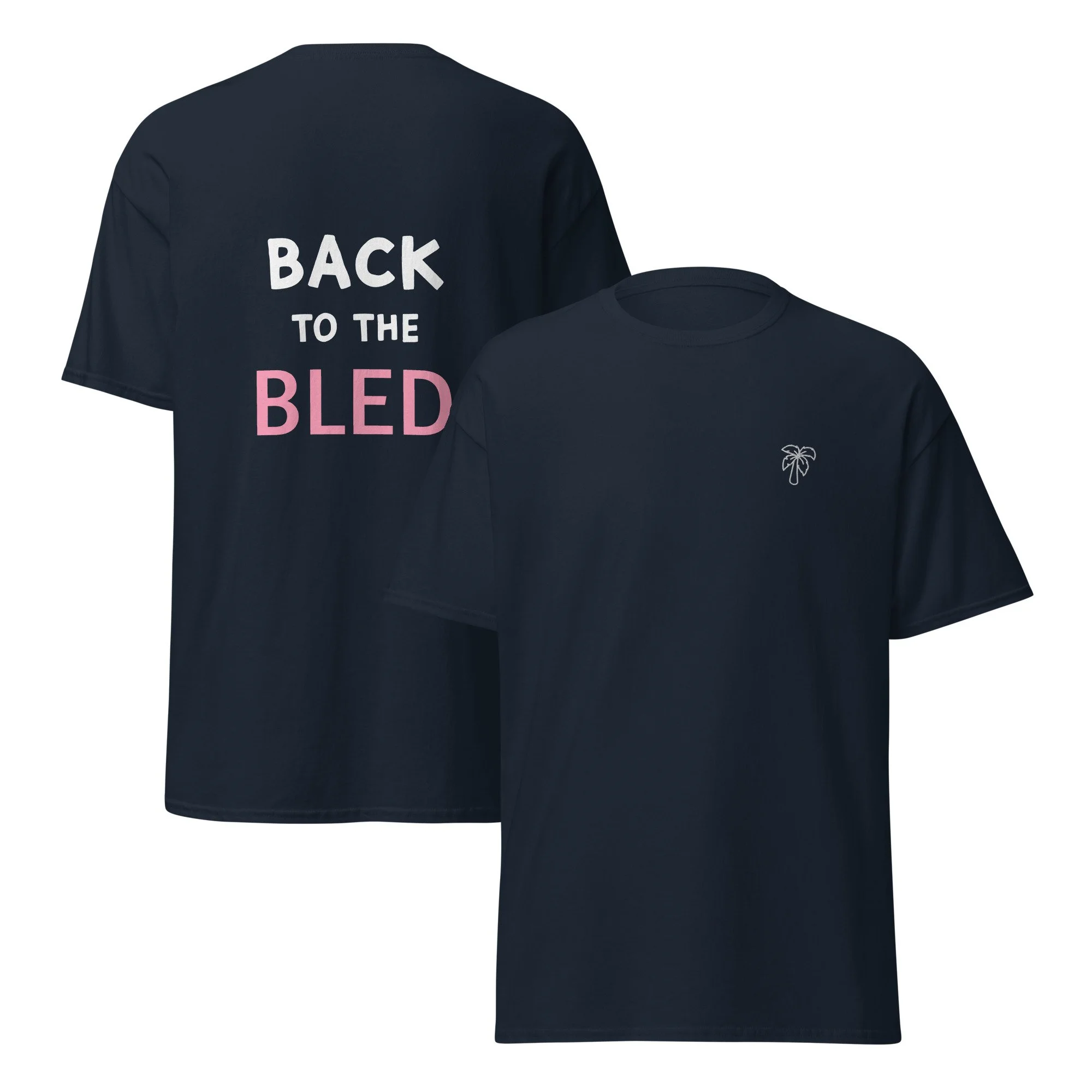 Collection Back To The Bled - T-Shirt Bleu Foncé V1