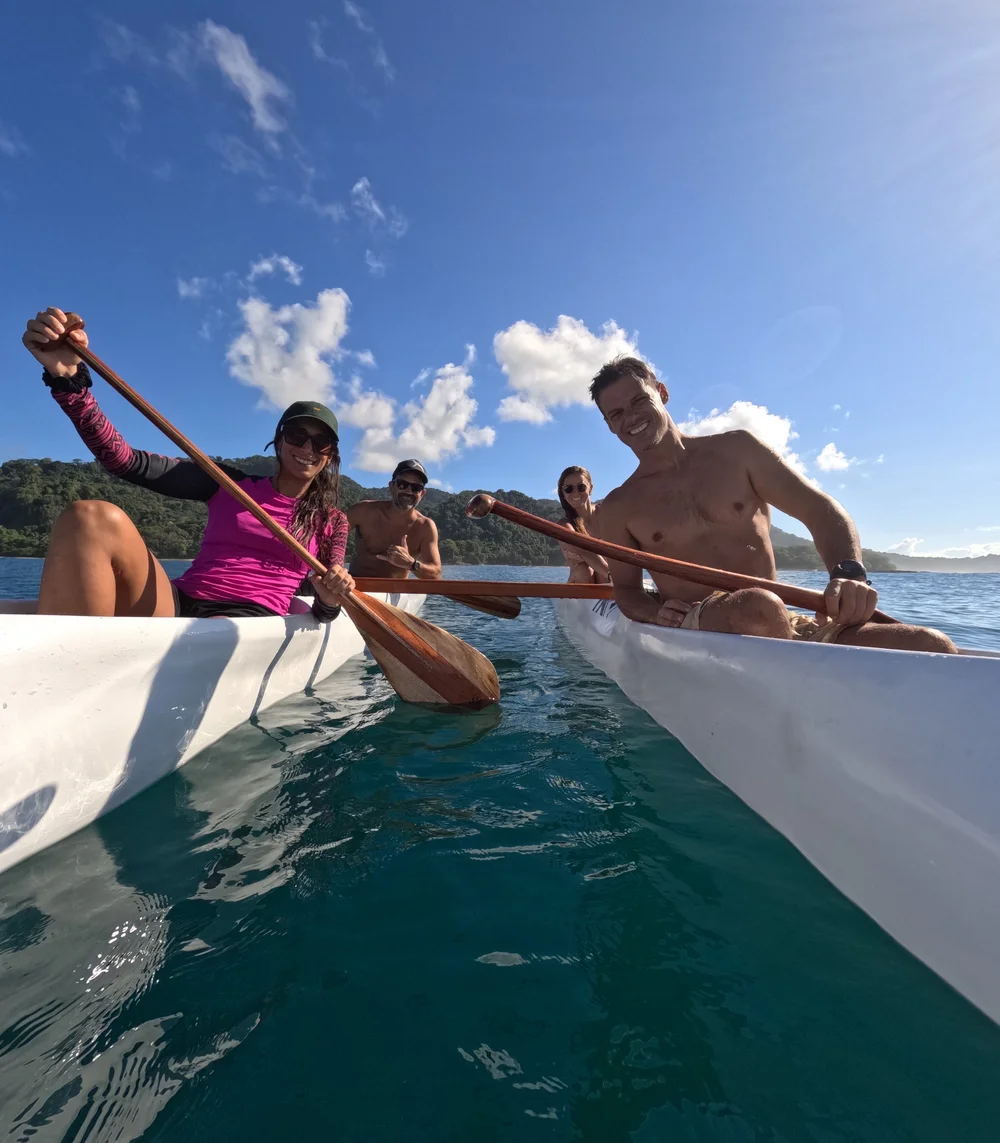 Six Paddles, One Hull