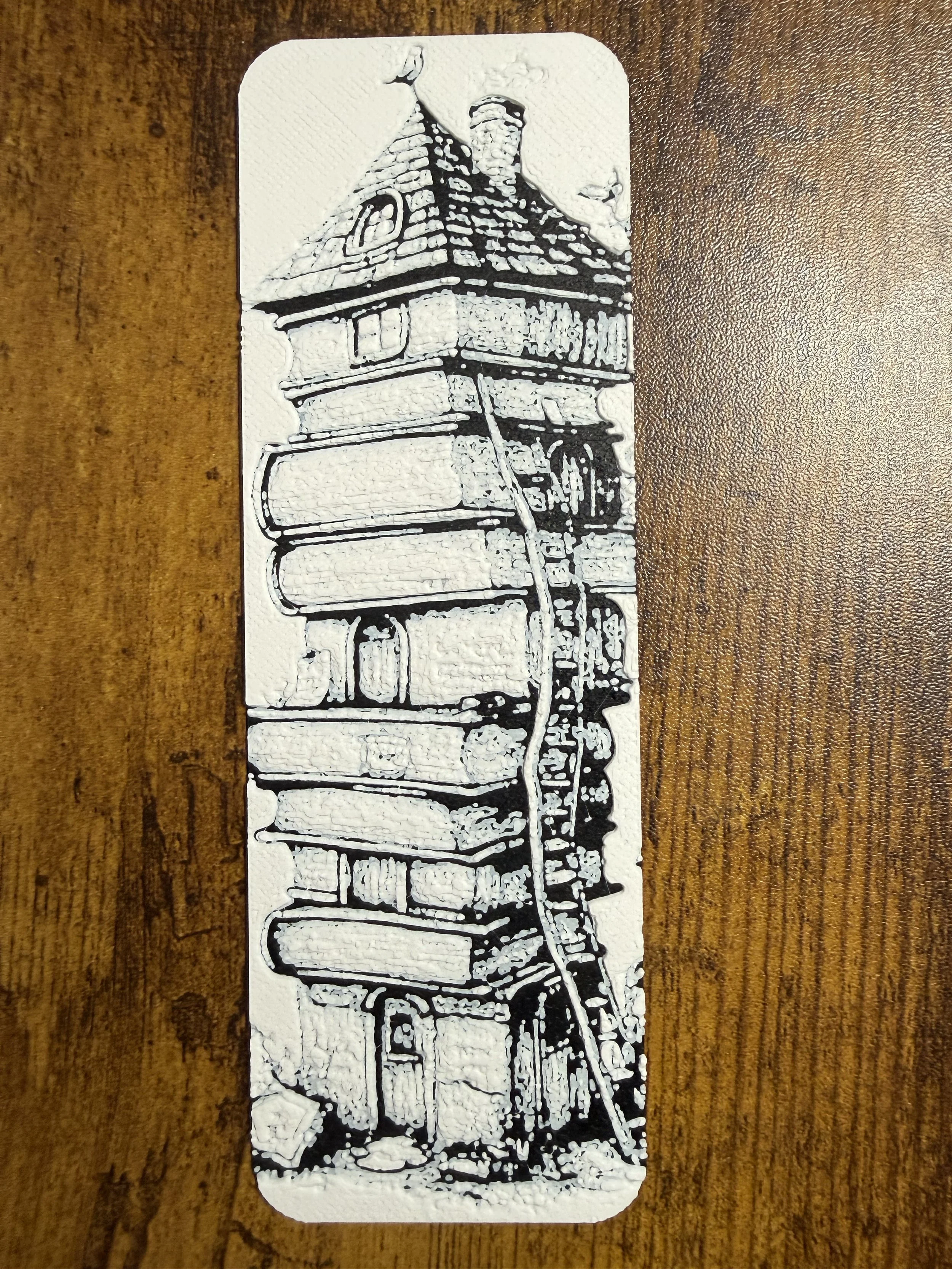 Whimsical Book House Bookmark