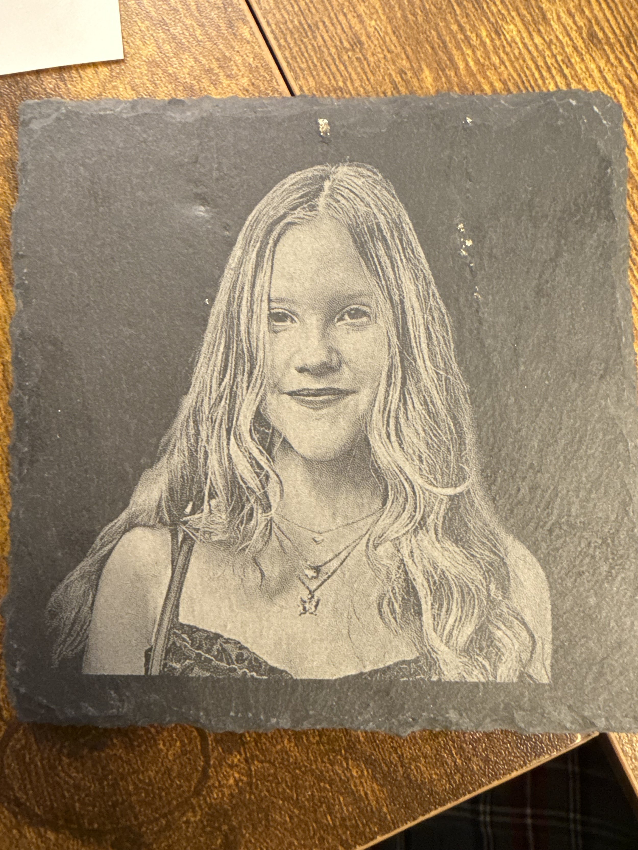 Photo conversion to slate