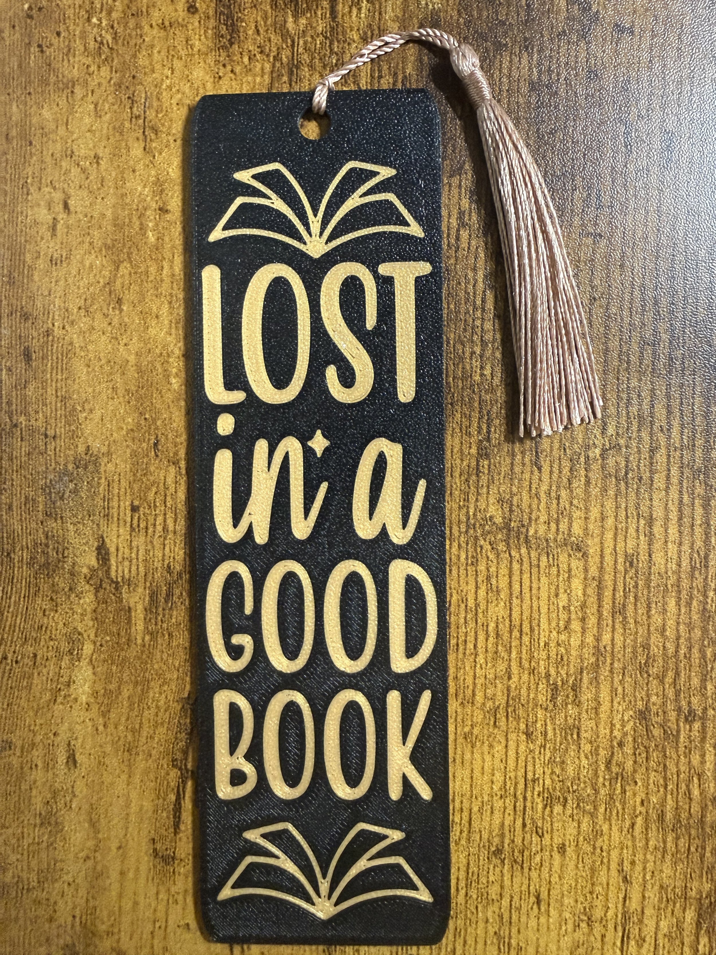 'Lost In A Good Book' Premium Bookmark