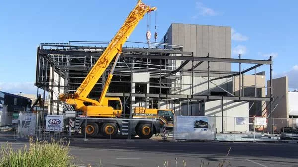 The facade of the building taking shape.jpg