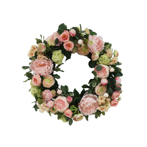 24'' PEONY/ROSE (PINK/GREEN)