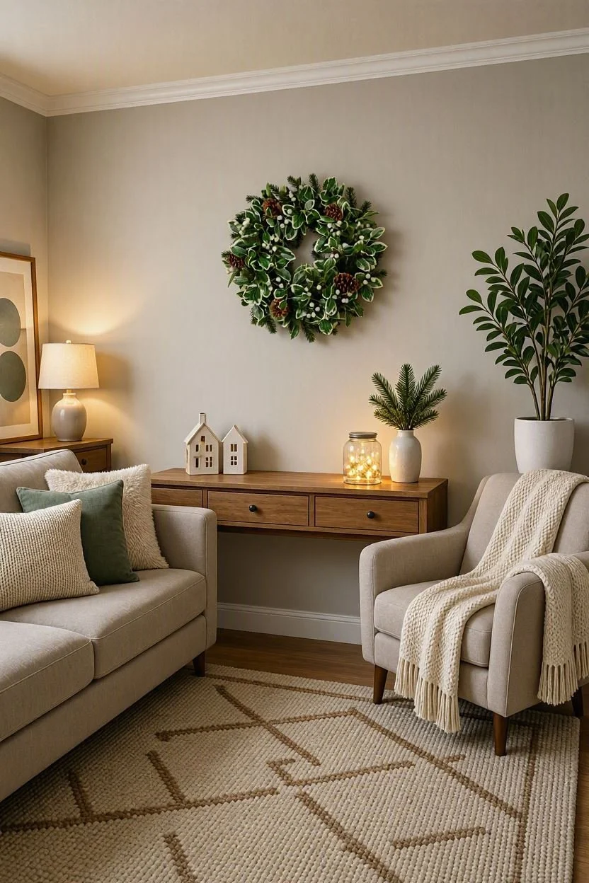 SNOW PLANT VARIEGATED WREATH 22'' (GREEN:CREAM)-XP020487.GRCR-2.jpg